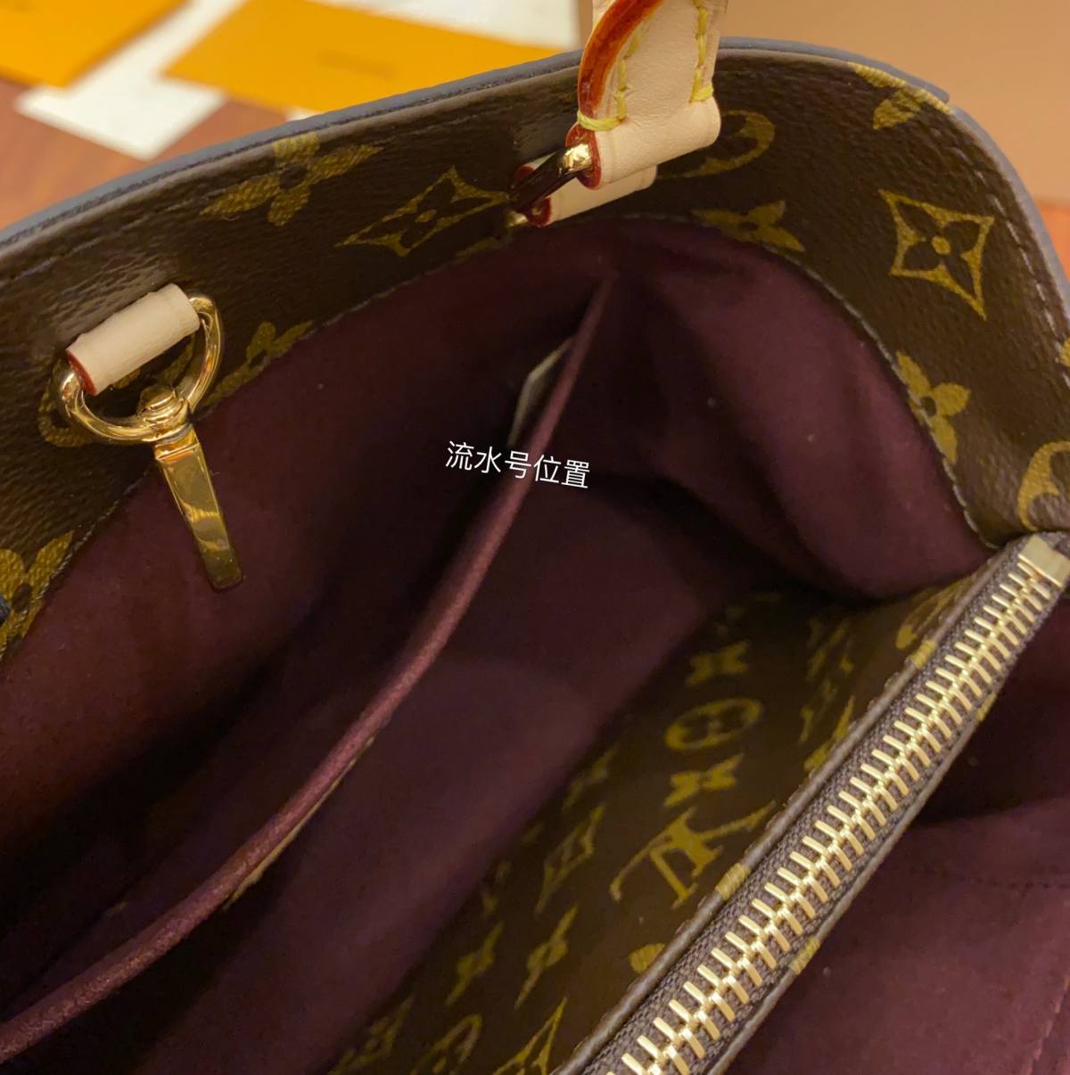 Ellebag’s Replica Mastery: Louis Vuitton MONTAIGNE BB Handbag (M41055) Monogram Canvas-Best Quality Fake Louis Vuitton Bag Online Store, Replica designer bag ru