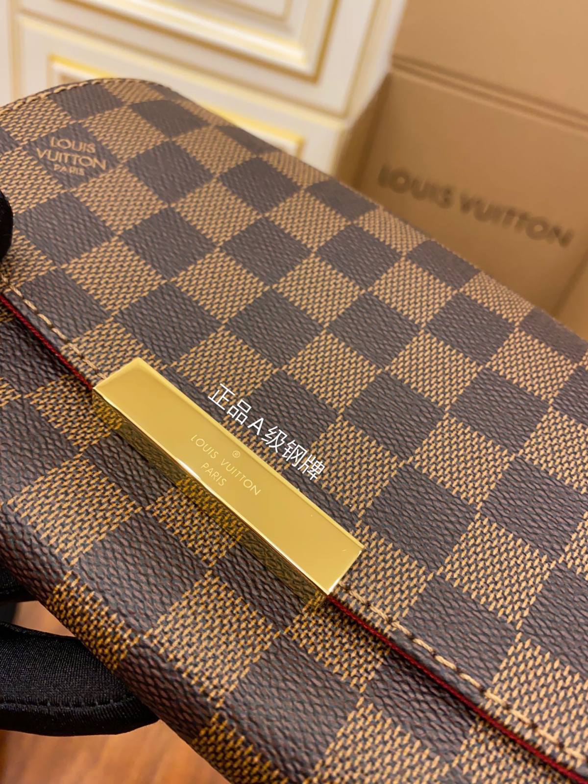 Ellebag Replica: Louis Vuitton M41276 Favorite Monogram Chain Bag-Labākās kvalitātes viltotās Louis Vuitton somas tiešsaistes veikals, dizaineru somas kopija ru