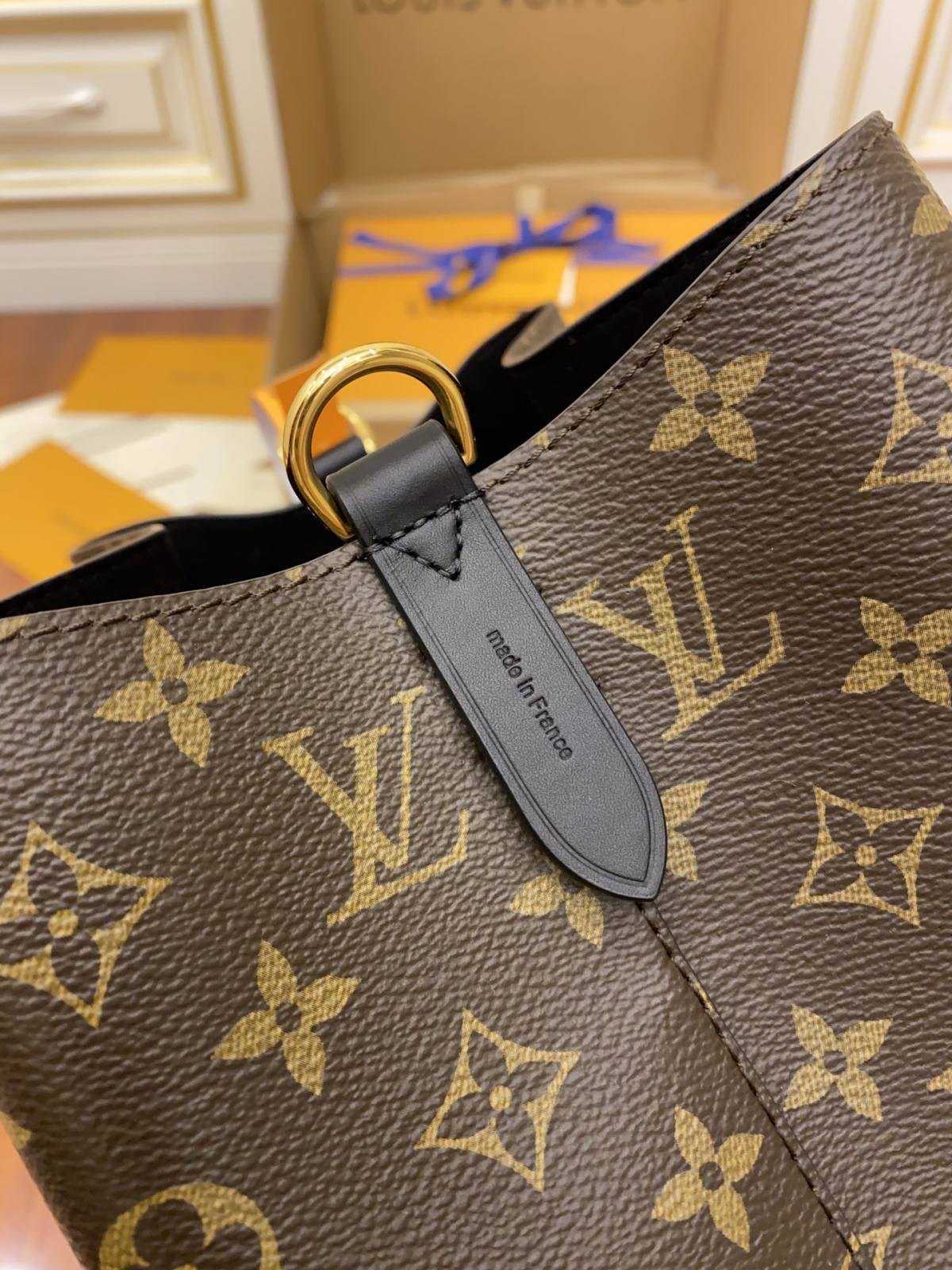 Ellebag’s Replica Mastery: Louis Vuitton M44020 Black Gaston-Louis NeoNoe Bucket Bag Monogram-Best Quality adịgboroja Louis vuitton akpa Online Store, oyiri mmebe akpa ru