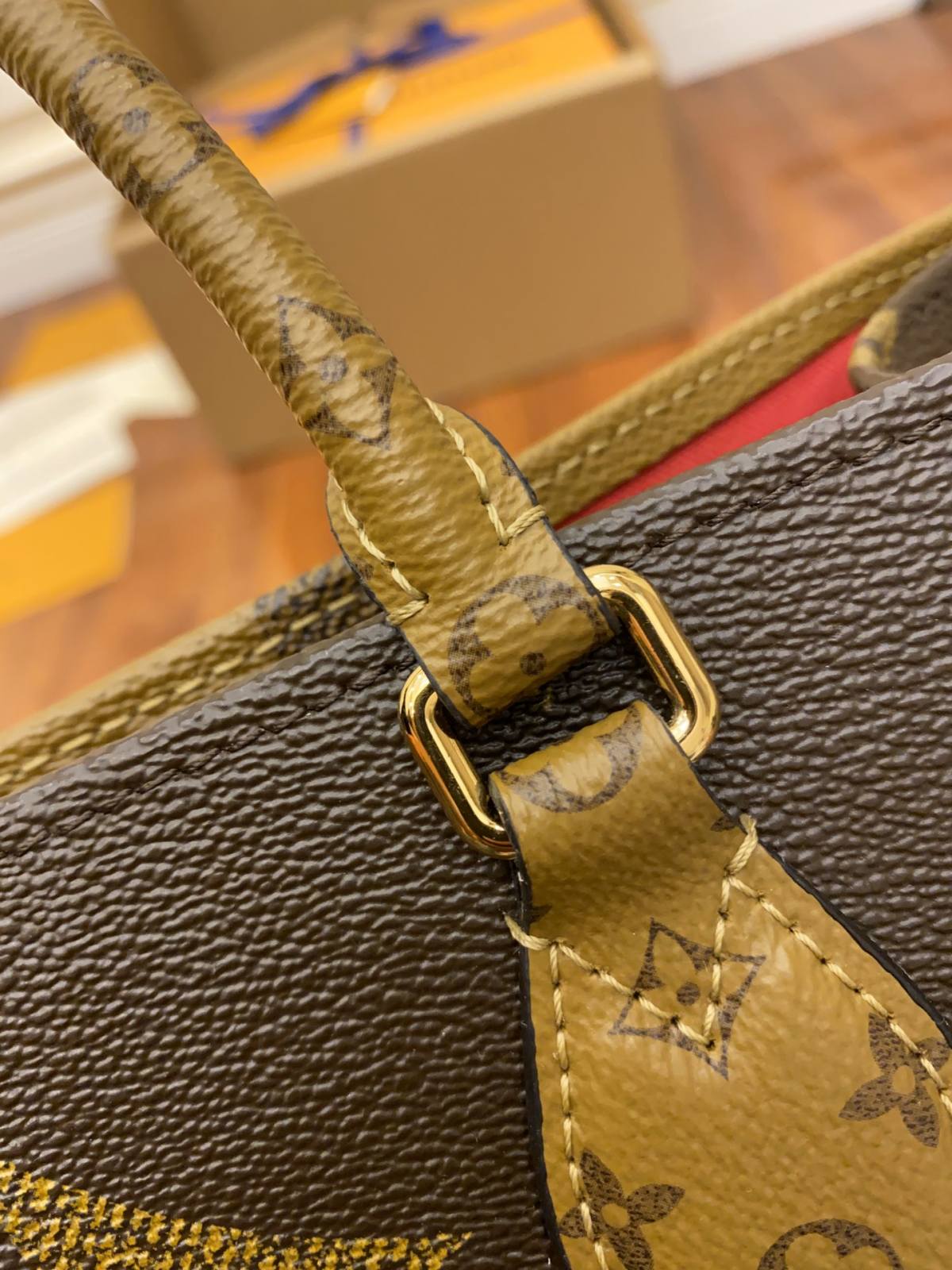 Ellebag’s Replica Precision: Louis Vuitton M44576 Monogram Long Shoulder Strap for Onthego Handbag-Negozio in linea della borsa falsa di Louis Vuitton di migliore qualità, borsa del progettista della replica ru