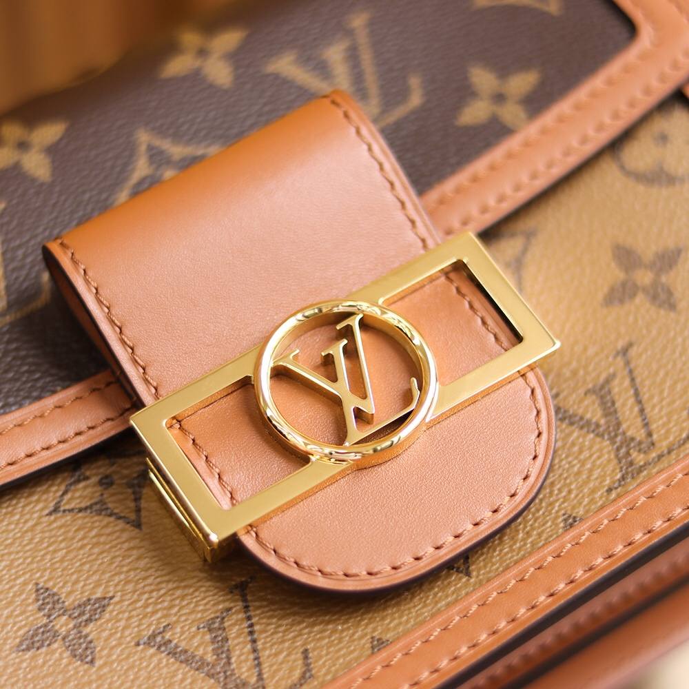 Ellebag’s Replica Artistry: Louis Vuitton DAUPHINE Handbag (M44580) Monogram-בעסטער קוואַליטעט שווינדל לוי ווויטטאָן באַג אָנליין קראָם, רעפּליקע דיזיינער זעקל רו