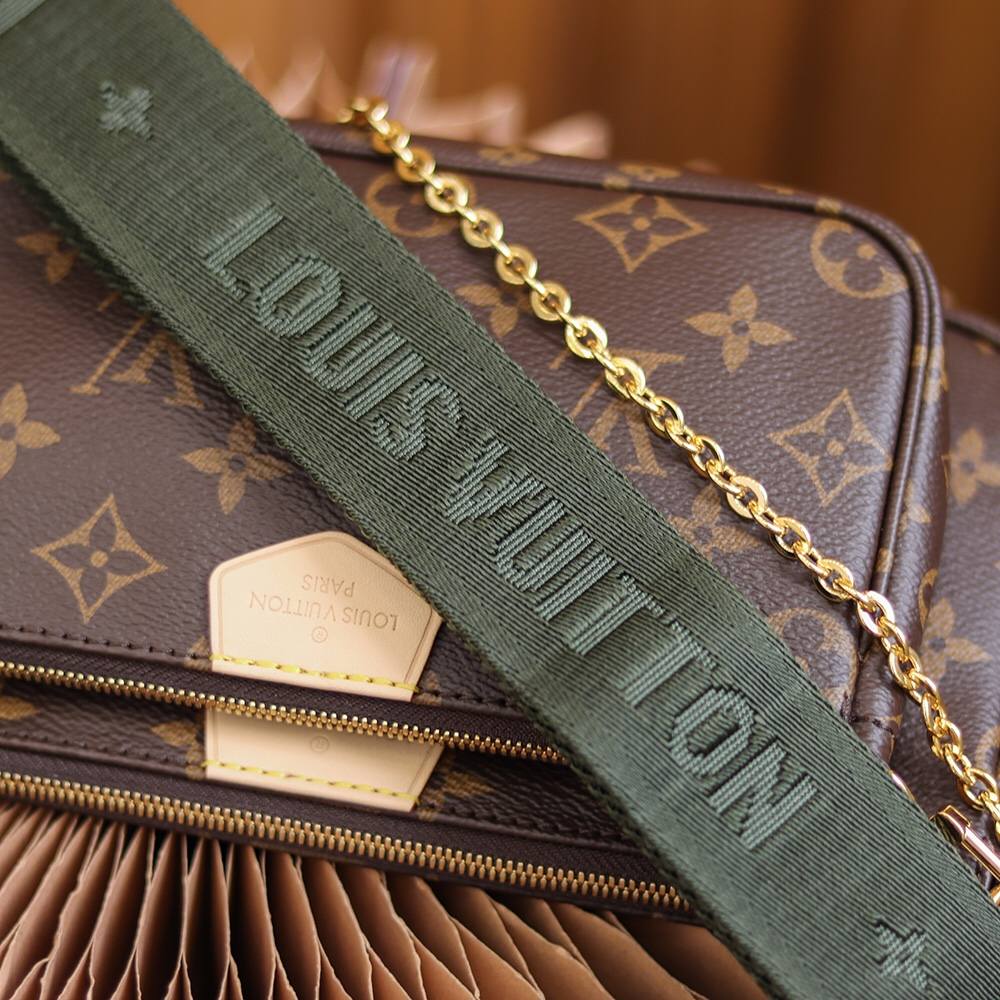 Ellebag’s Replica Expertise: Louis Vuitton MULTI POCHETTE ACCESSORIES Handbag (M44813) Green-最高品質の偽のルイヴィトンバッグオンラインストア、レプリカデザイナーバッグru