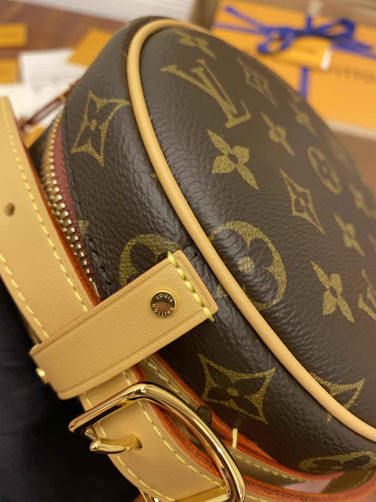 Ellebag’s Replica of Louis Vuitton M45149 Boite Chapeau Souple PM Bag-Paras laatu väärennetty Louis Vuitton laukku verkkokauppa, replika suunnittelija laukku ru