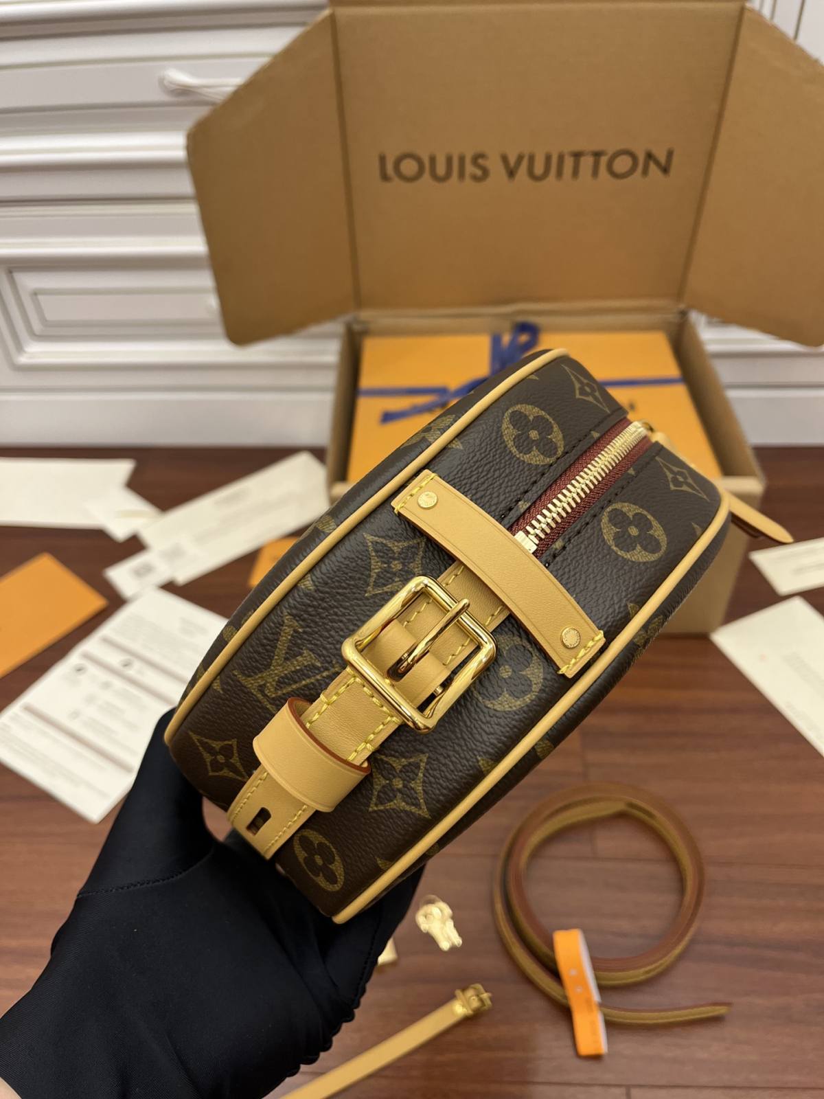 Ellebag’s Replica of Louis Vuitton BOITE CHAPEAU SOUPLE Bag (M45647)-Best Quality Fake Louis Vuitton Bag Online Store, Replica designer bag ru