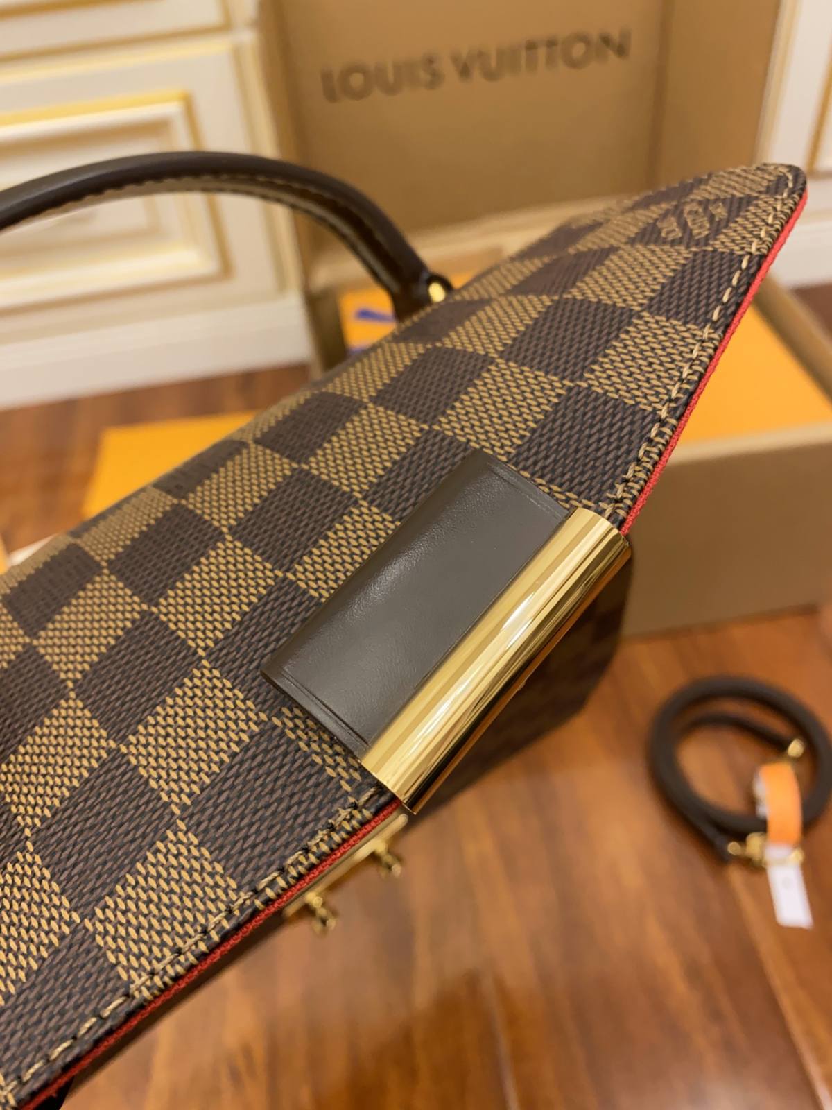 Ellebag’s Expert Replication: Louis Vuitton N53000 Croisette Handbag-Best Quality Fake Louis Vuitton Bag Online Store, Replica designer bag ru