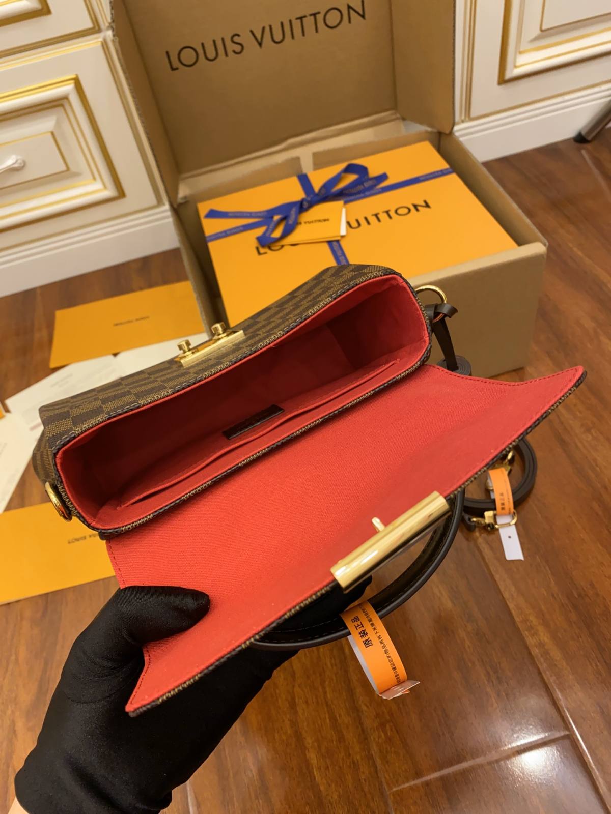 Ellebag’s Expert Replication: Louis Vuitton N53000 Croisette Handbag-Best Quality Fake Louis Vuitton Bag Online Store, Replica designer bag ru