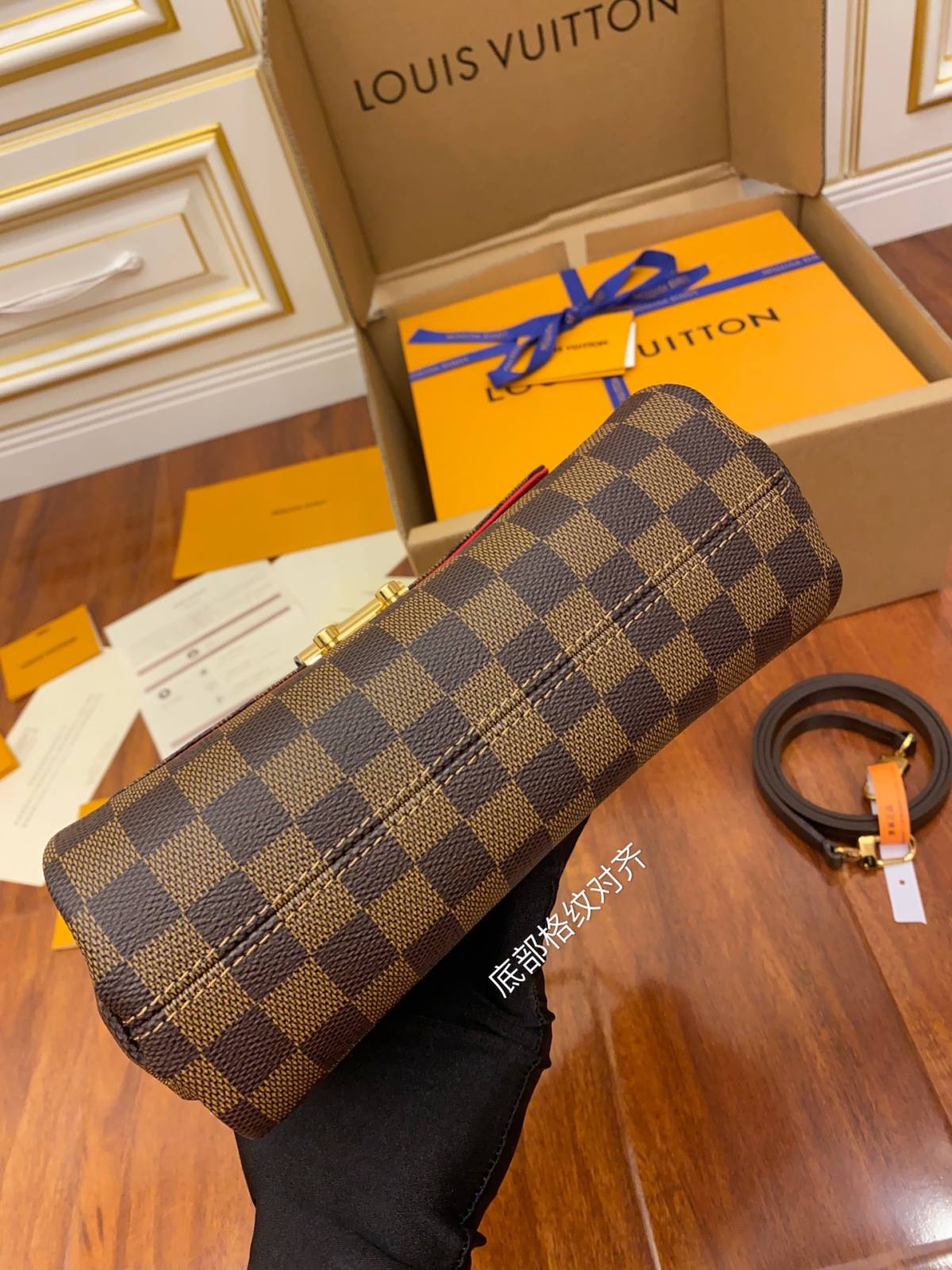 Ellebag’s Expert Replication: Louis Vuitton N53000 Croisette Handbag-Toko Online Tas Louis Vuitton Palsu Kualitas Terbaik, Tas desainer replika ru