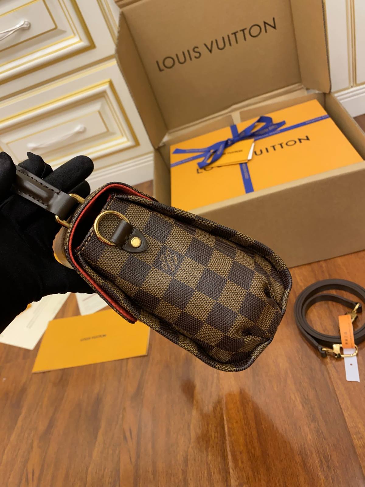 Ellebag’s Expert Replication: Louis Vuitton N53000 Croisette Handbag-Best Quality Fake Louis Vuitton Bag Nettbutikk, Replica designer bag ru