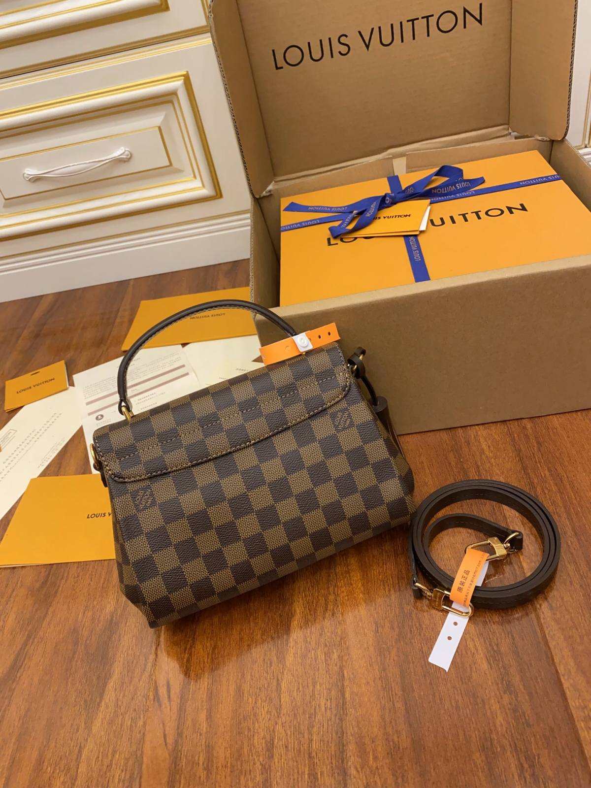 Ellebag’s Expert Replication: Louis Vuitton N53000 Croisette Handbag-En İyi Kalite Sahte Louis Vuitton Çanta Online Mağazası, Çoğaltma tasarımcı çanta ru