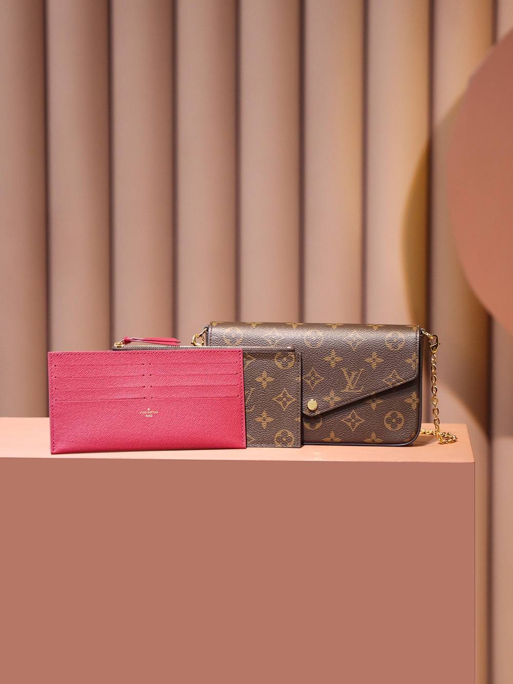 Ellebag’s Expert Replication: Louis Vuitton Pochette FÉLICIE Handbag (M61276)-Najlepsza jakość fałszywych torebek Louis Vuitton Sklep internetowy, projektant repliki torebki ru