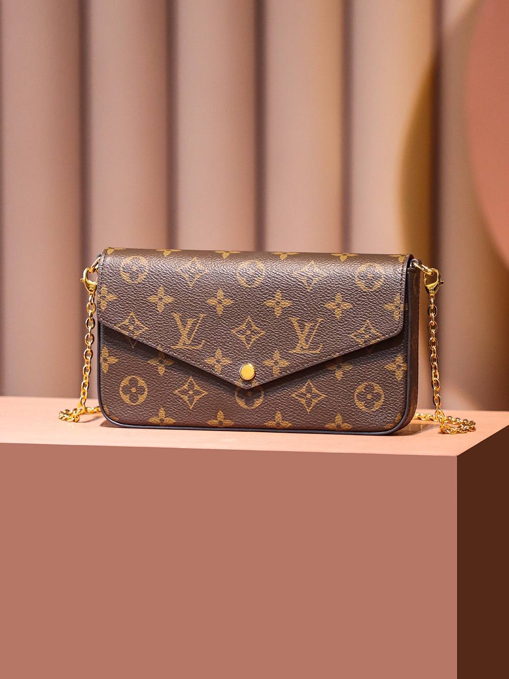 Ellebag’s Expert Replication: Louis Vuitton Pochette FÉLICIE Handbag (M61276)-ร้านค้าออนไลน์กระเป๋า Louis Vuitton ปลอมคุณภาพดีที่สุด, กระเป๋าออกแบบจำลอง ru