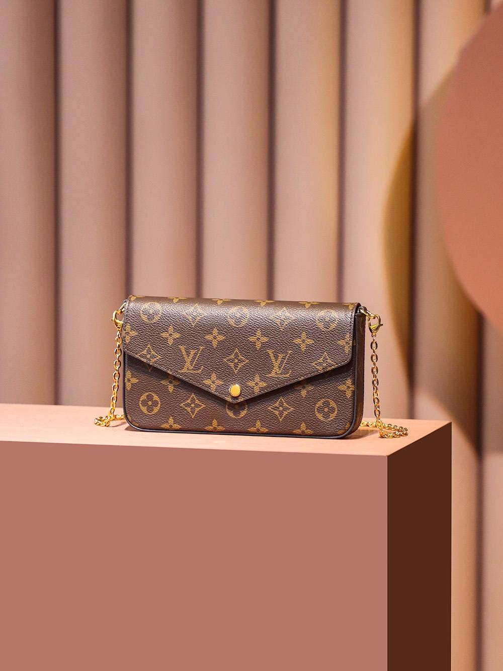 Ellebag’s Expert Replication: Louis Vuitton Pochette FÉLICIE Handbag (M61276)-Najlepsza jakość fałszywych torebek Louis Vuitton Sklep internetowy, projektant repliki torebki ru