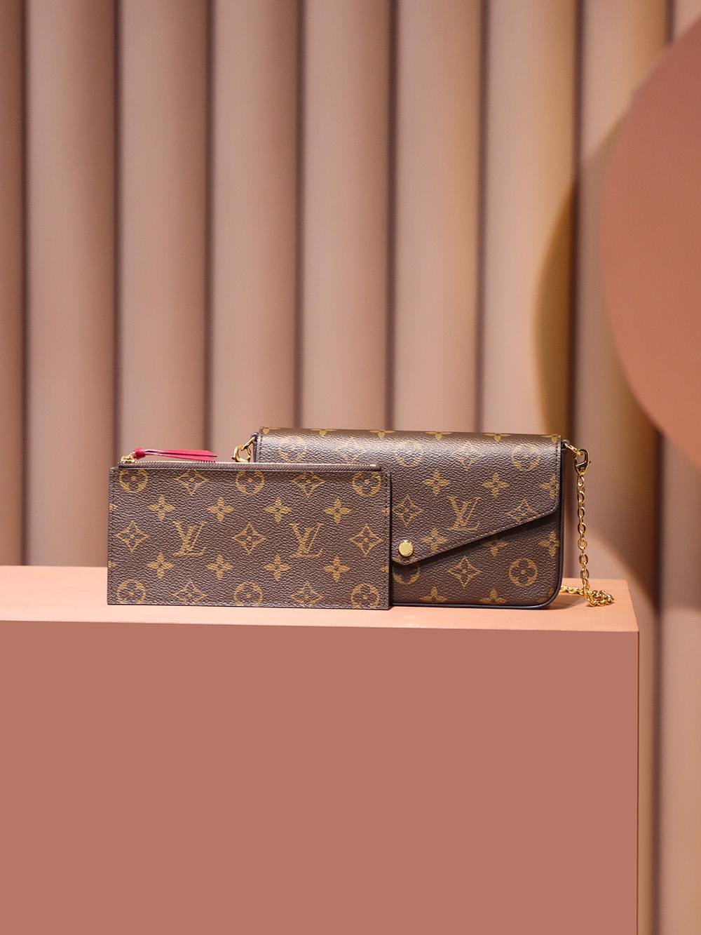 Ellebag’s Expert Replication: Louis Vuitton Pochette FÉLICIE Handbag (M61276)-Beste kwaliteit nep Louis Vuitton tas online winkel, replica designer tas ru