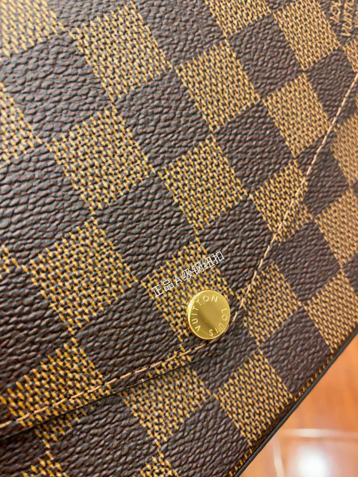 Ellebag’s Expert Replication: Louis Vuitton N63032 Damier Ebène Pochette FÉLICIE Chain Bag-最好的質量假路易威登包網上商店，複製設計師包 ru