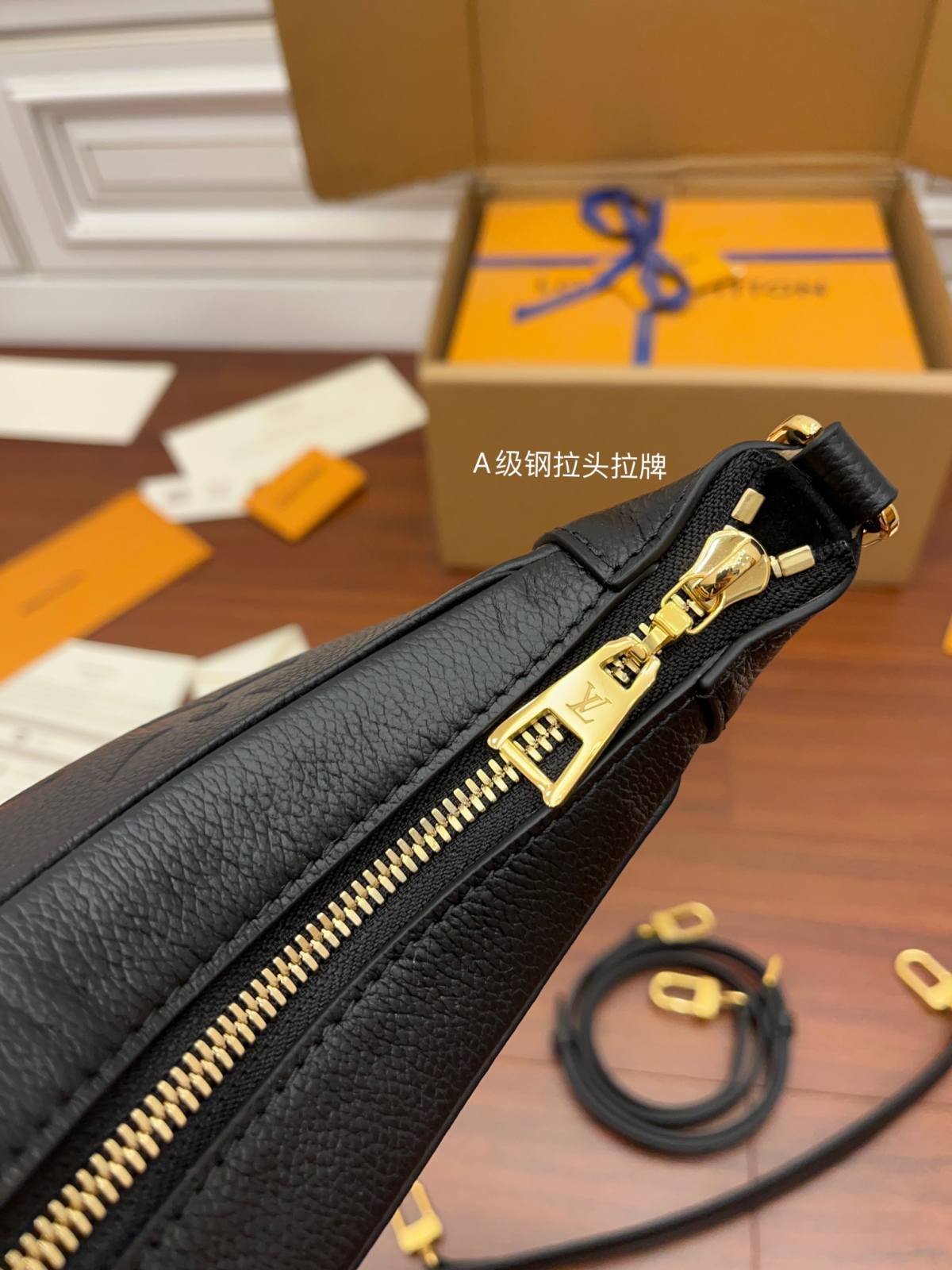 Ellebag’s Expert Replication: Louis Vuitton BAGATELLE Handbag (M46002) Black-Najlepsza jakość fałszywych torebek Louis Vuitton Sklep internetowy, projektant repliki torebki ru