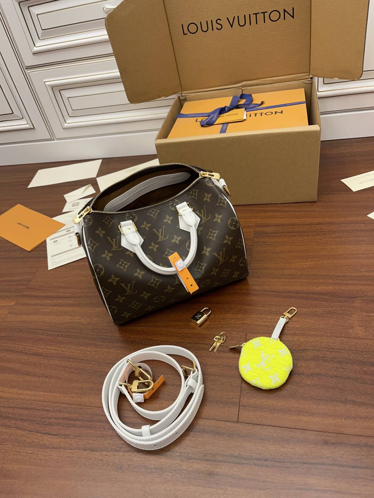 Ellebag’s Expert Replication: Louis Vuitton SPEEDY BANDOULIÈRE 25 Handbag (M20754)-Bescht Qualitéit Fake Louis Vuitton Bag Online Store, Replica Designer Bag ru