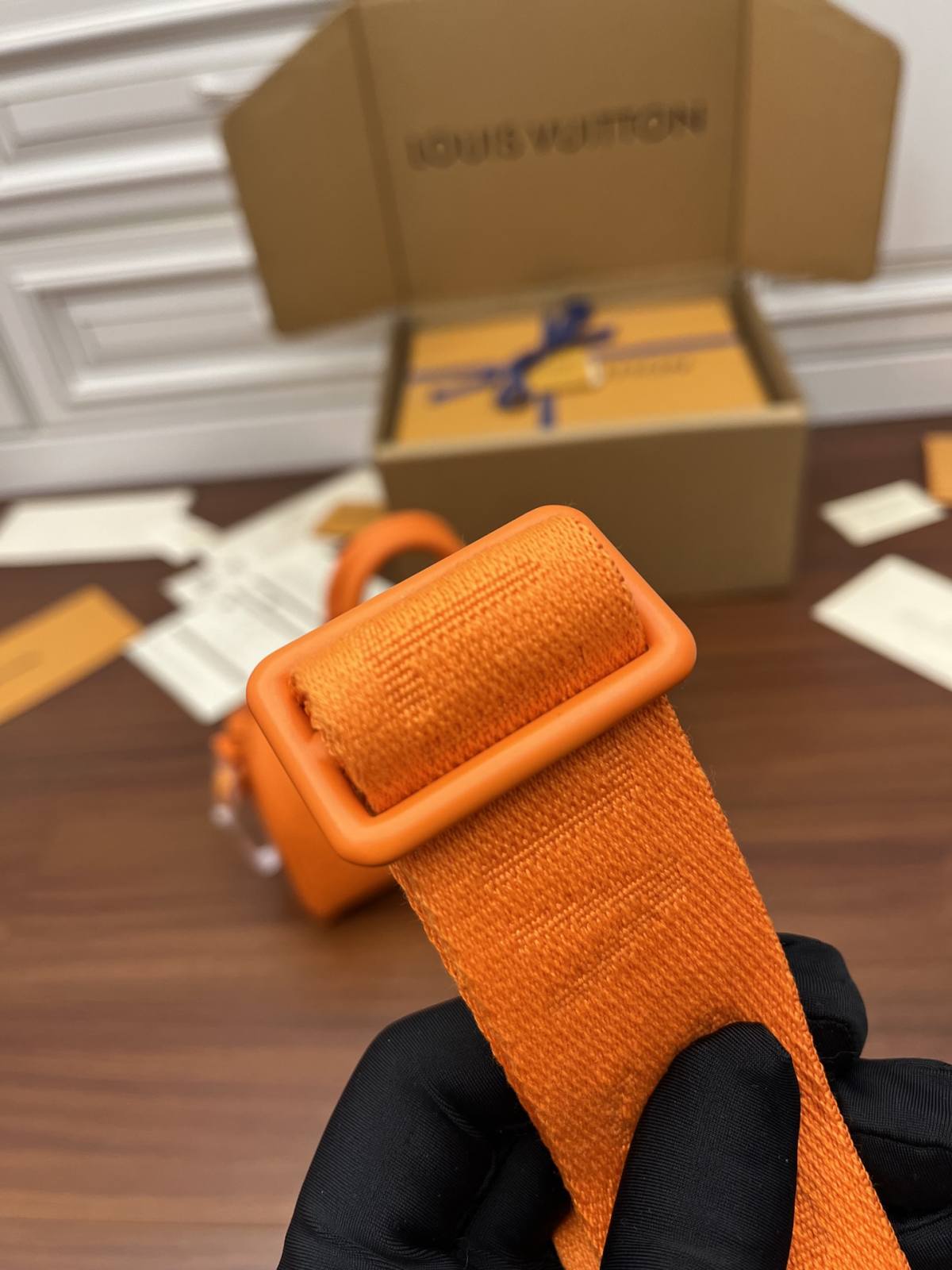 Ellebag’s Expert Replication: Louis Vuitton KEEPALL BANDOULIÈRE 25 Handbag (M20930) Orange-Best Quality Fake Louis Vuitton Bag Online Store, Replica designer bag ru