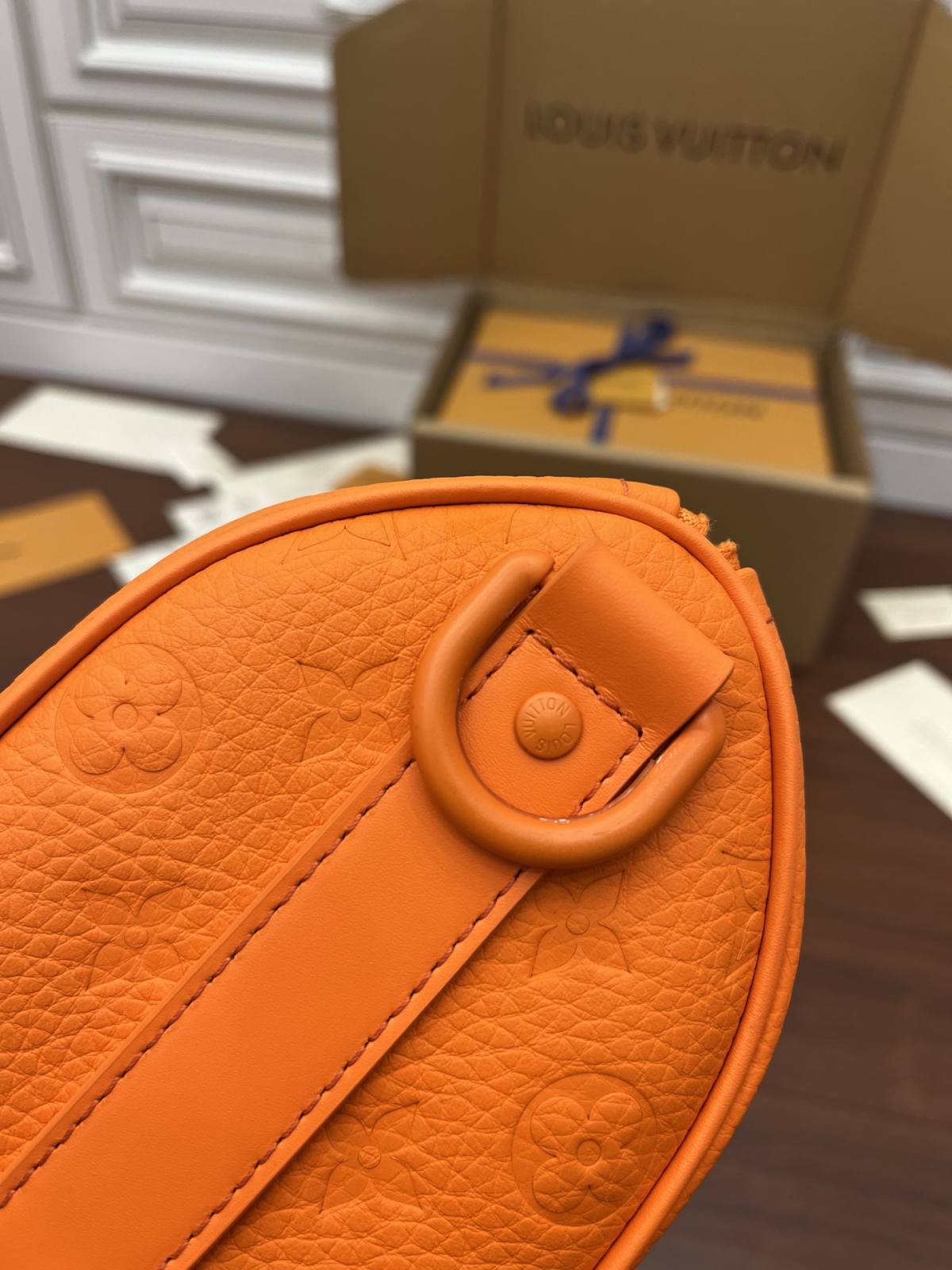 Ellebag’s Expert Replication: Louis Vuitton KEEPALL BANDOULIÈRE 25 Handbag (M20930) Orange-Bästa kvalitet Fake Louis Vuitton Bag Online Store, Replica designer bag ru