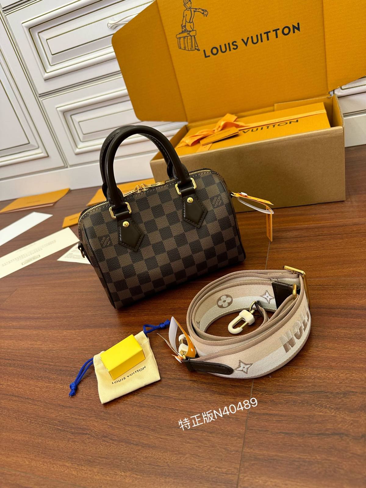 Ellebag’s Expert Replication: Louis Vuitton Speedy Bandoulière 20 Handbag (M40489)-En İyi Kalite Sahte Louis Vuitton Çanta Online Mağazası, Çoğaltma tasarımcı çanta ru