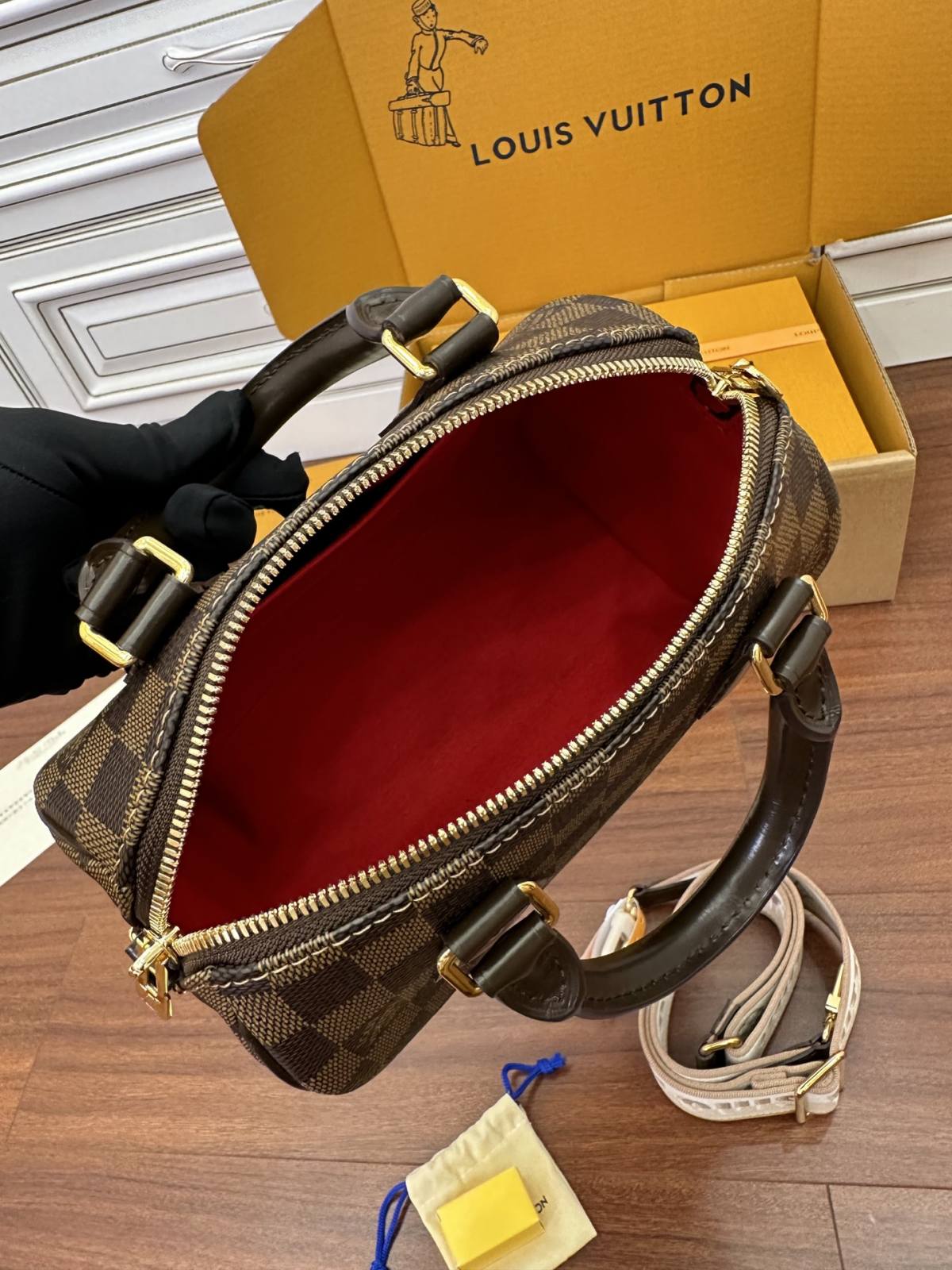 Ellebag’s Expert Replication: Louis Vuitton Speedy Bandoulière 20 Handbag (M40489)-En İyi Kalite Sahte Louis Vuitton Çanta Online Mağazası, Çoğaltma tasarımcı çanta ru