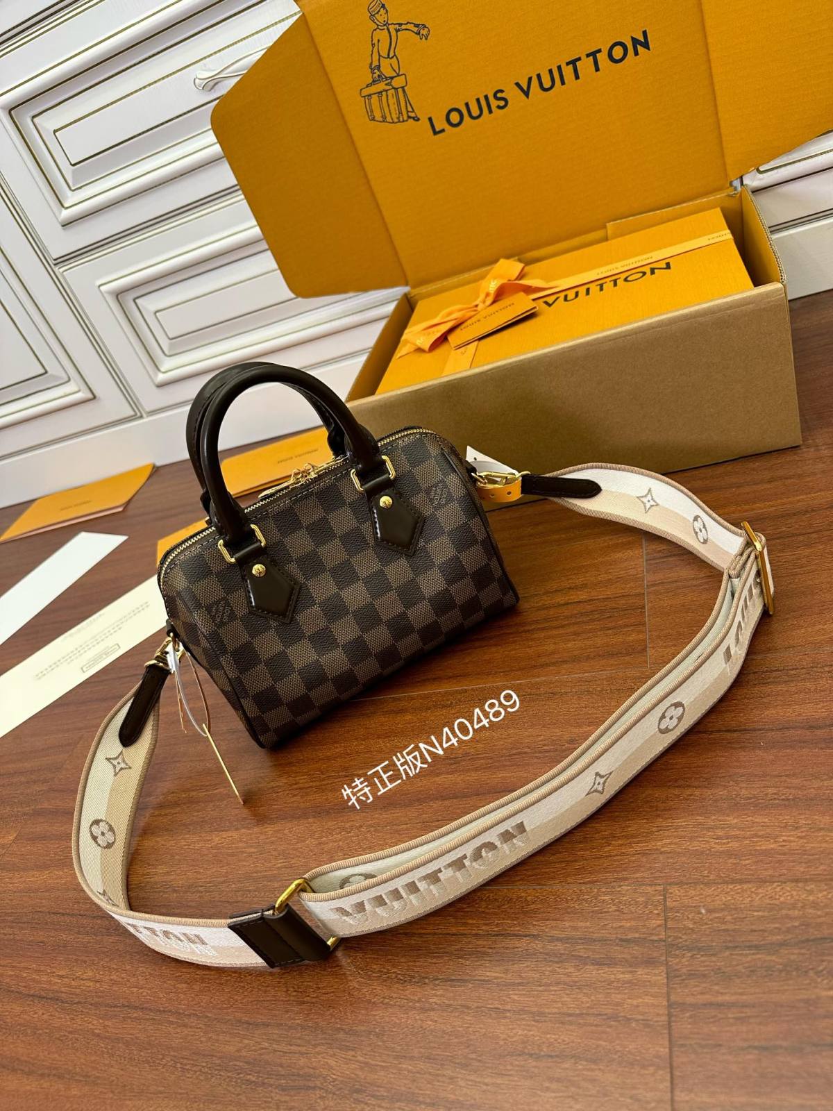 Ellebag’s Expert Replication: Louis Vuitton Speedy Bandoulière 20 Handbag (M40489)-Botiga en línia de bosses falses de Louis Vuitton de millor qualitat, rèplica de bosses de disseny ru