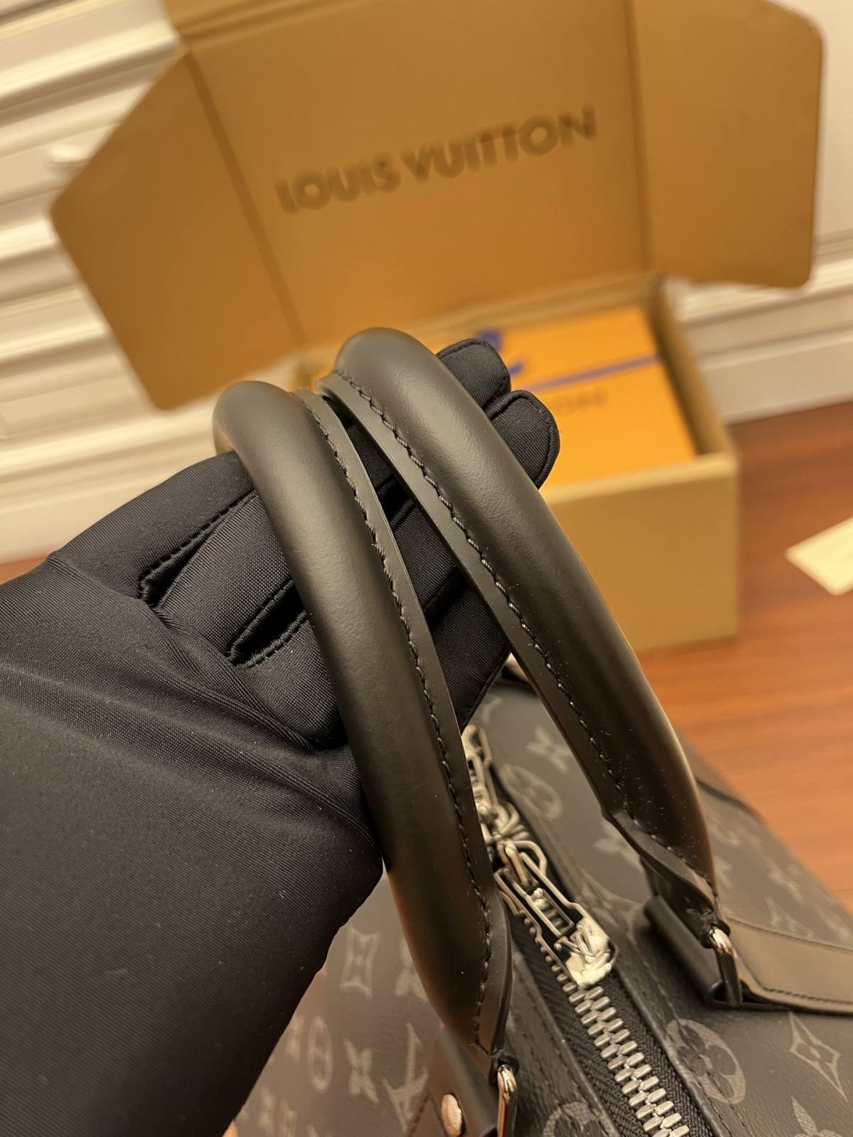 Ellebag’s Expert Replication: Louis Vuitton Keepall 45 Travel Bag (M40569)-Beste Qualität gefälschte Louis Vuitton-Taschen Online-Shop, Replik-Designer-Tasche ru