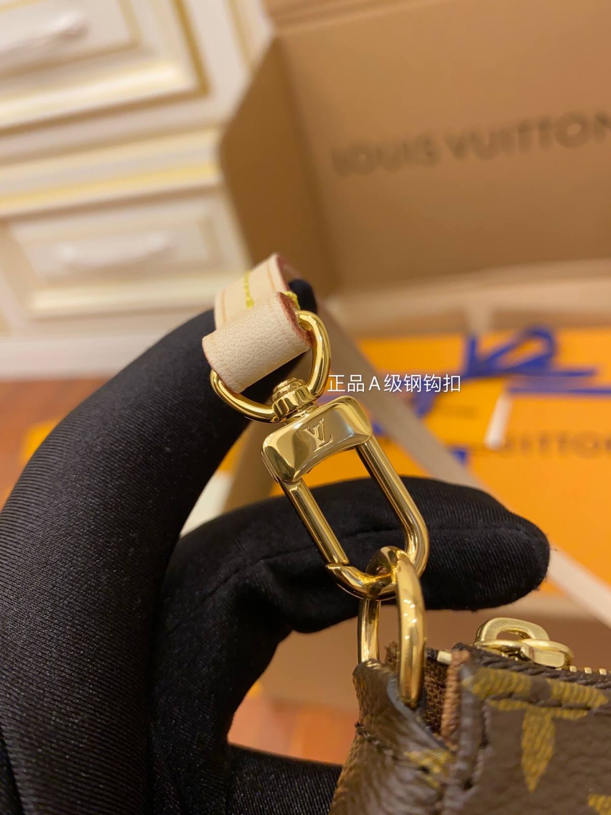 Ellebag’s Expert Replication: Louis Vuitton Pochette Accessoires in Monogram (M40712)-Best Quality Fake Louis Vuitton Bag Nettbutikk, Replica designer bag ru