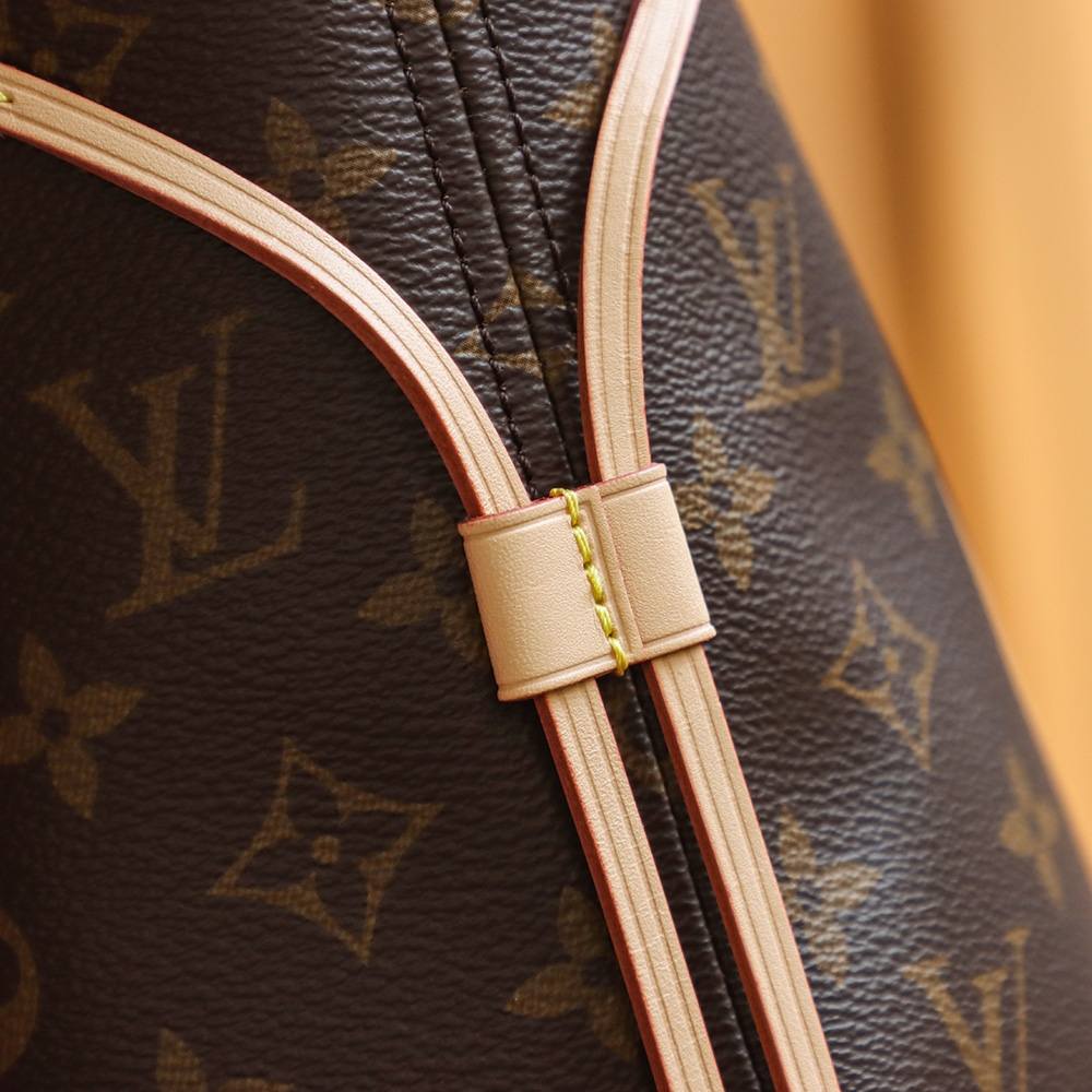 Ellebag’s Expert Replication: Louis Vuitton NEVERFULL Monogram/Beige Medium Handbag (M40995)-Best Quality Fake Louis Vuitton Bag Online Store, Replica designer bag ru