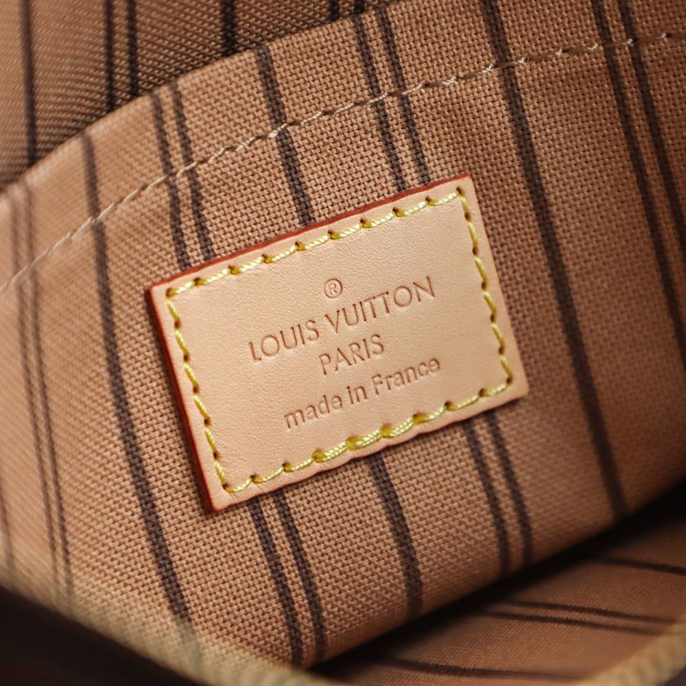 Ellebag’s Expert Replication: Louis Vuitton NEVERFULL Monogram/Beige Medium Handbag (M40995)-最好的質量假路易威登包網上商店，複製設計師包 ru