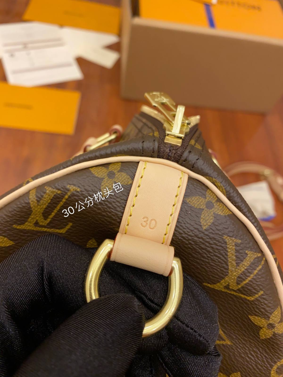 Ellebag’s Expert Replication: Louis Vuitton SPEEDY 30 with Shoulder Strap (M41112)-בעסטער קוואַליטעט שווינדל לוי ווויטטאָן באַג אָנליין קראָם, רעפּליקע דיזיינער זעקל רו