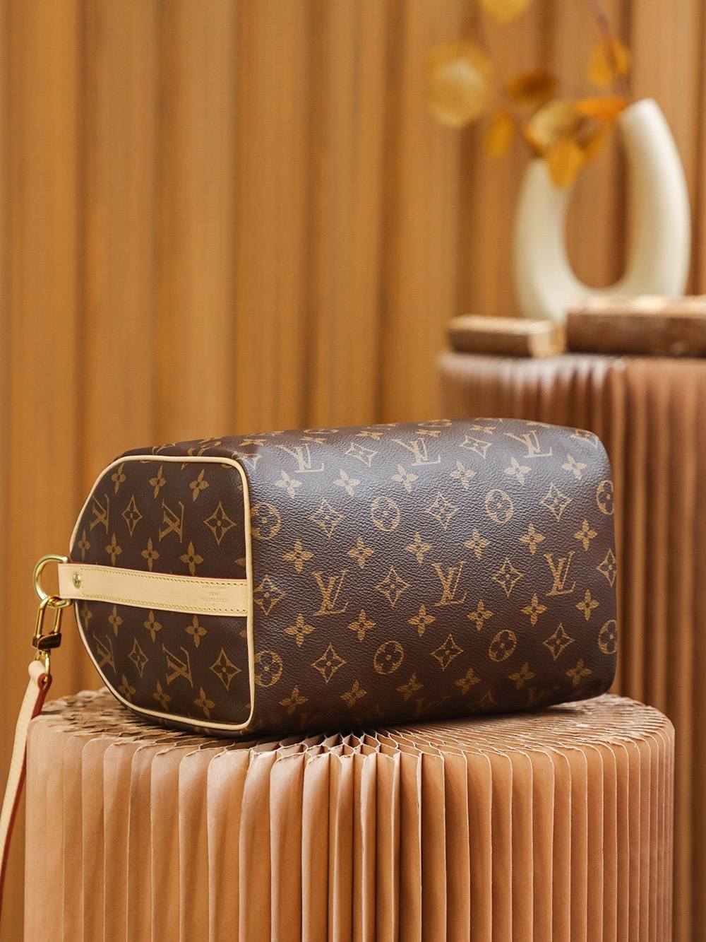 Ellebag’s Expert Replication: Louis Vuitton SPEEDY 25 Handbag with Shoulder Strap (M41113)-Beste Qualität gefälschte Louis Vuitton-Taschen Online-Shop, Replik-Designer-Tasche ru