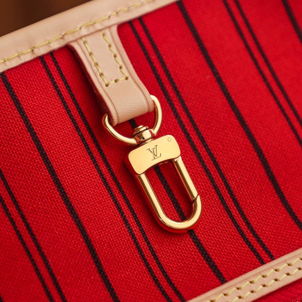 Ellebag’s Expert Replication: Louis Vuitton NEVERFULL Medium Handbag (M41177) with Monogram/Red Interior-בעסטער קוואַליטעט שווינדל לוי ווויטטאָן באַג אָנליין קראָם, רעפּליקע דיזיינער זעקל רו