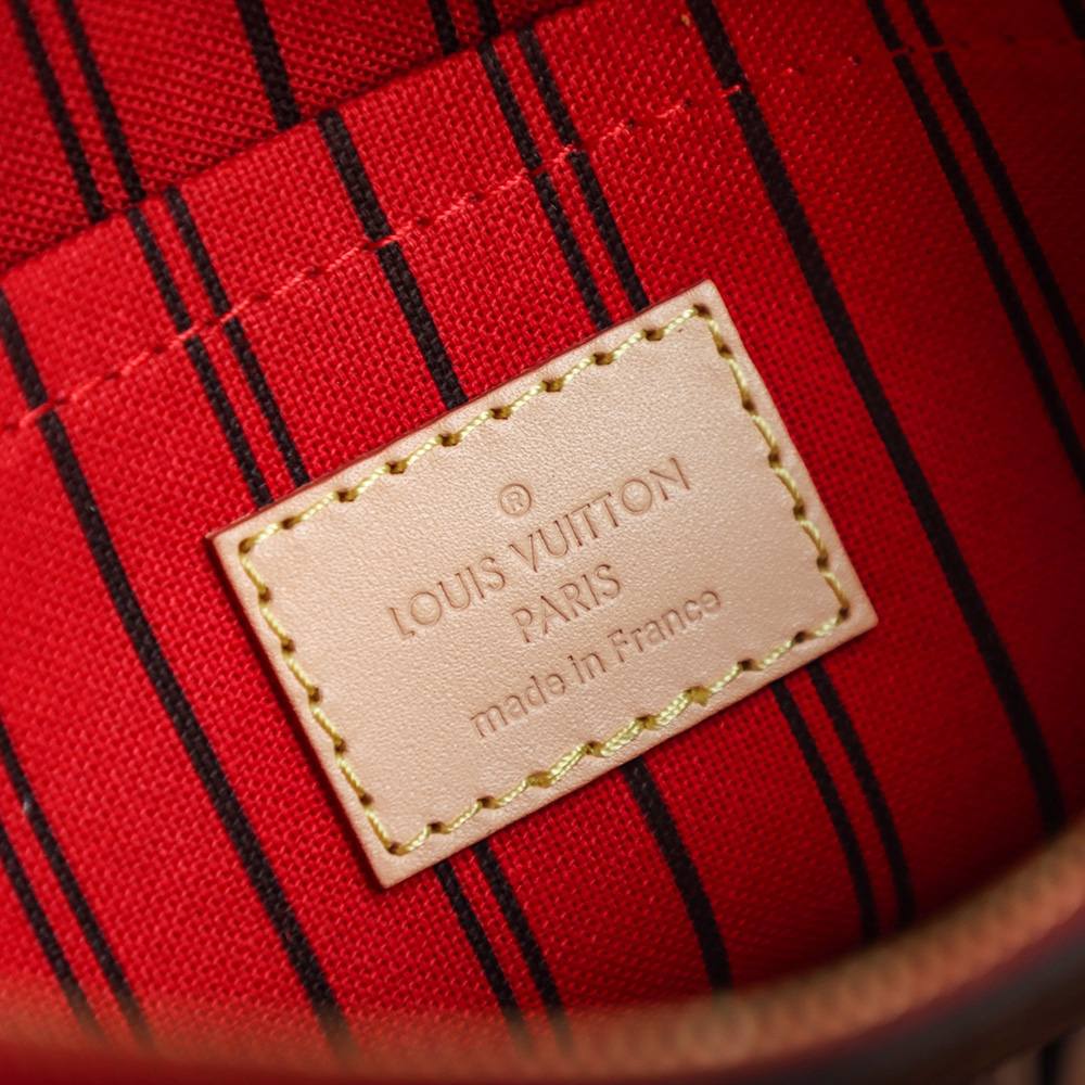 Ellebag’s Expert Replication: Louis Vuitton NEVERFULL Medium Handbag (M41177) with Monogram/Red Interior-ຄຸນະພາບທີ່ດີທີ່ສຸດ Fake Louis Vuitton Bag Online Store, Replica designer bag ru