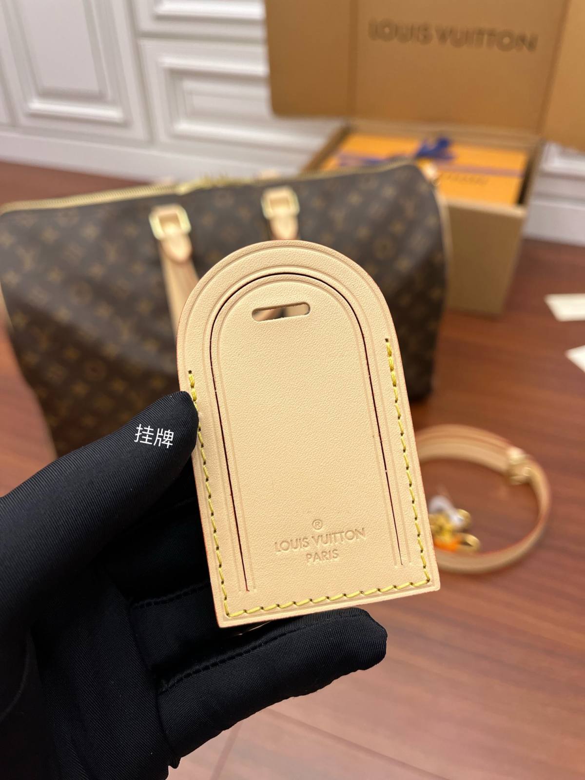 Ellebag’s Expert Replication: Louis Vuitton Keepall 45 Monogram with Yellow Leather (M41418)-Best Quality Fake Louis Vuitton Bag Online Store, Replica designer bag ru