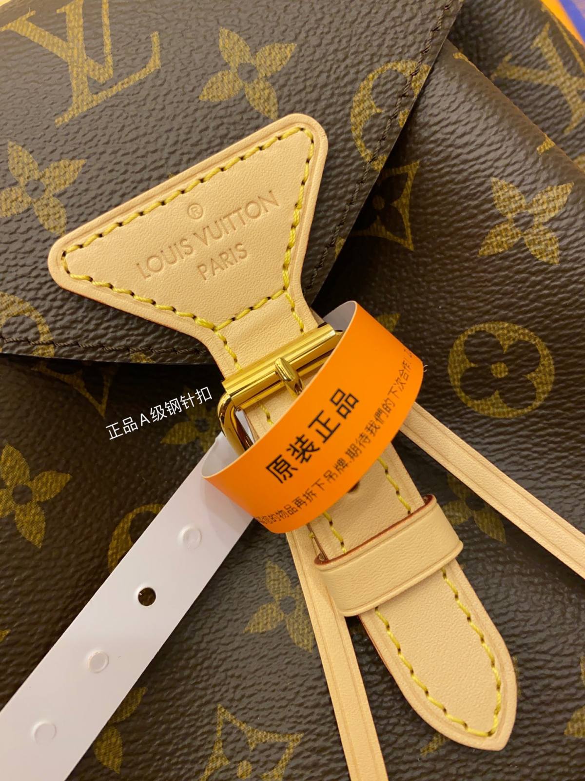 Ellebag’s Expert Replication: Louis Vuitton Montsouris Medium Sperone Backpack (M43431) Damier Azur Canvas-Negozio in linea della borsa falsa di Louis Vuitton di migliore qualità, borsa del progettista della replica ru