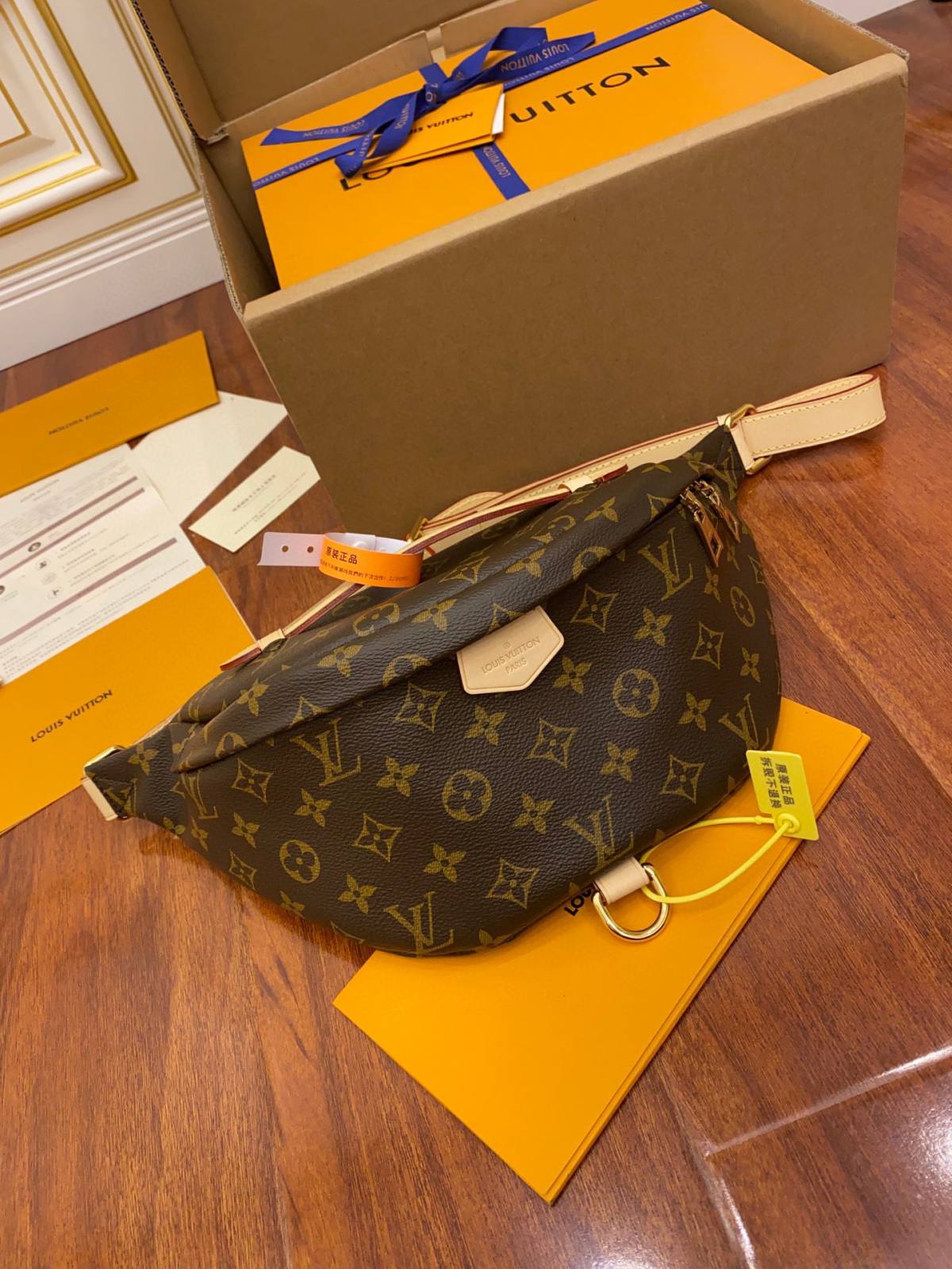 Ellebag’s Expert Replication: Louis Vuitton Bumbag (M43644) in Classic Monogram-Best Quality Fake Louis Vuitton Bag Online Store, Replica designer bag ru