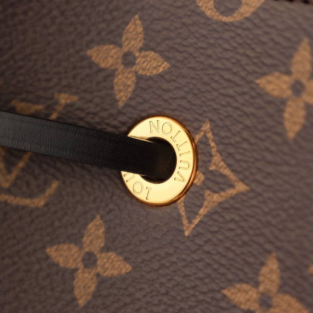 Ellebag’s Expert Replication: Louis Vuitton NeoNoe Bucket Bag in Black (M44020) Monogram-Magazin online de geanți Louis Vuitton fals de cea mai bună calitate, geantă de designer replica ru