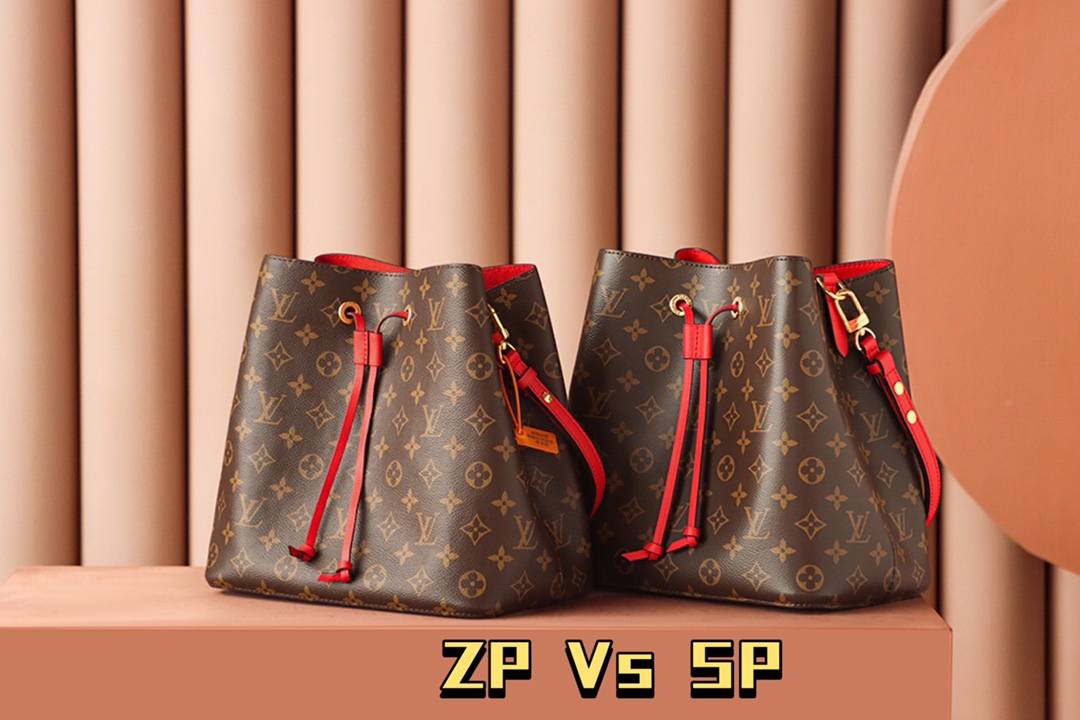 Ellebag’s Expert Replication: Louis Vuitton NeoNoe Bucket Bag in Red (M44021) Monogram-Best Quality Fake Louis Vuitton Bag Online Store, Replica designer bag ru