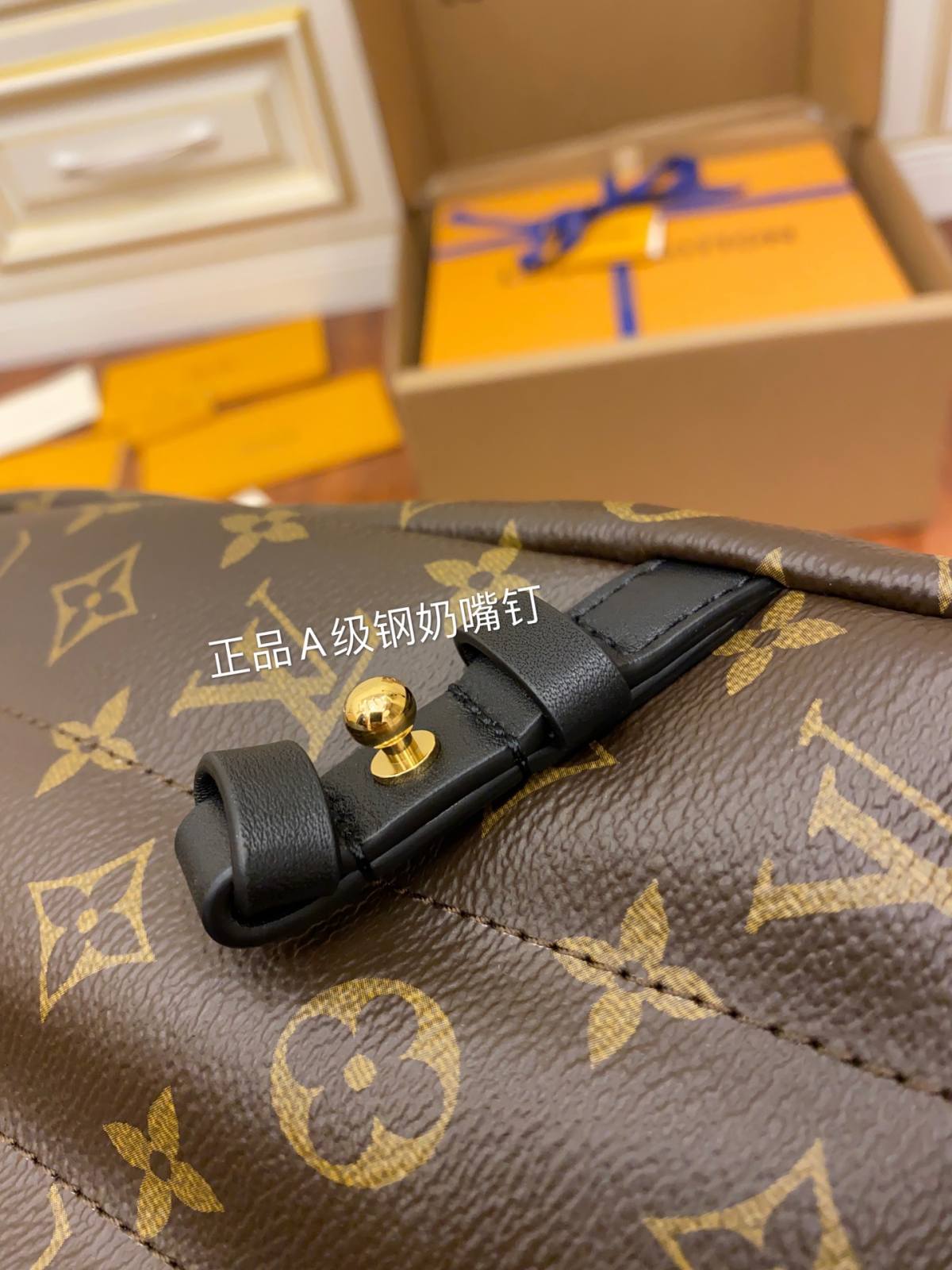 Ellebag Factory’s Replication Craftsmanship for Louis Vuitton PALM SPRINGS Large Backpack (M44874)-Kedai Dalam Talian Beg Louis Vuitton Palsu Kualiti Terbaik, Beg reka bentuk replika ru