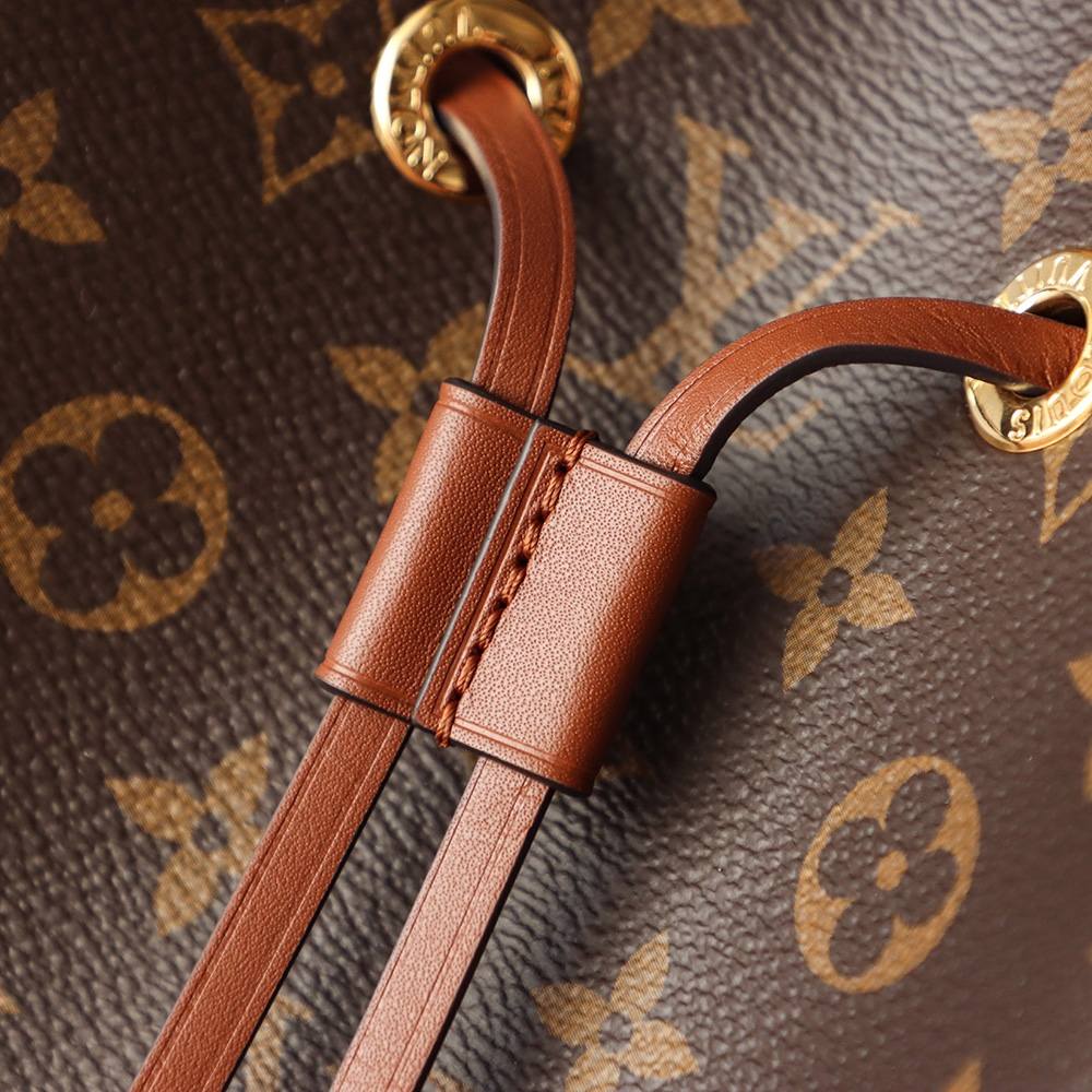 Ellebag Factory’s Replication Craftsmanship for Louis Vuitton NeoNoe Bucket Bag in Caramel (M44887)-Bescht Qualitéit Fake Louis Vuitton Bag Online Store, Replica Designer Bag ru