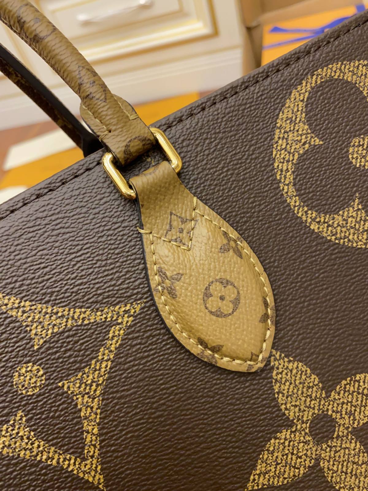 Ellebag Factory’s Replication Techniques for Louis Vuitton ONTHEGO Large Handbag (M45320)-En İyi Kalite Sahte Louis Vuitton Çanta Online Mağazası, Çoğaltma tasarımcı çanta ru