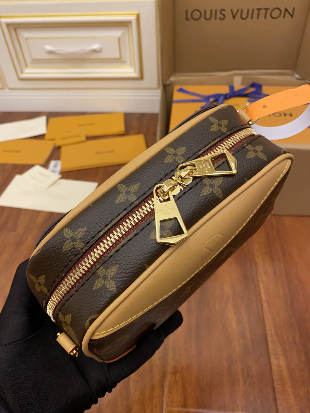 Ellebag Factory’s Replication Techniques for Louis Vuitton M45528 Mini Luggage Deauville Mini Handbag-Best Quality Fake Louis Vuitton Bag Online Store, Replica designer bag ru