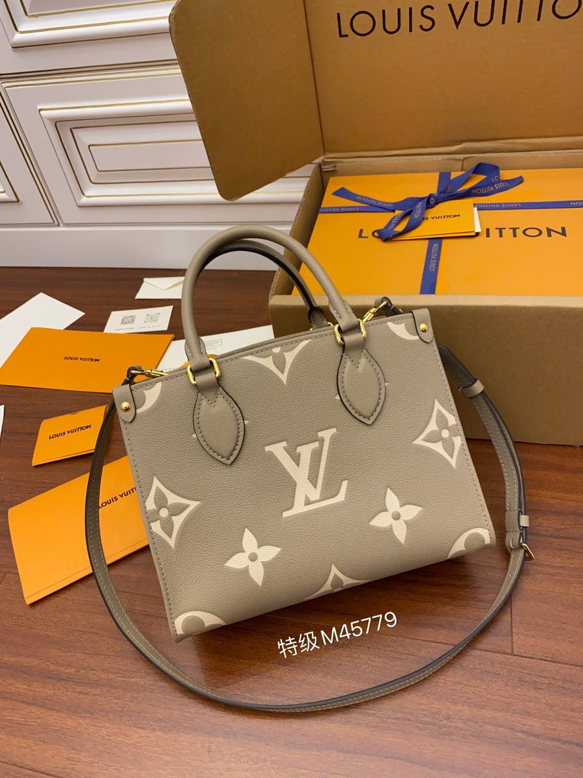 Ellebag Factory’s Replication Techniques for Louis Vuitton M45779 Elephant Gray Onthego Small Tote Bag-Zoo Zoo Fake Louis Vuitton Hnab Online Khw, Replica designer hnab ru