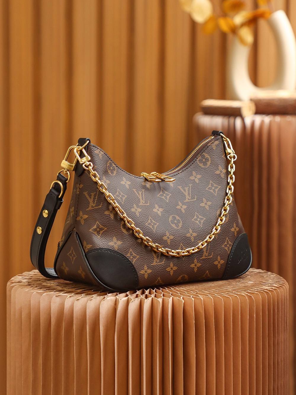 Ellebag Factory’s Replication Techniques for Louis Vuitton BOULOGNE Handbag (M45831)-Best Quality Fake Louis Vuitton Bag Online Store, Replica designer bag ru