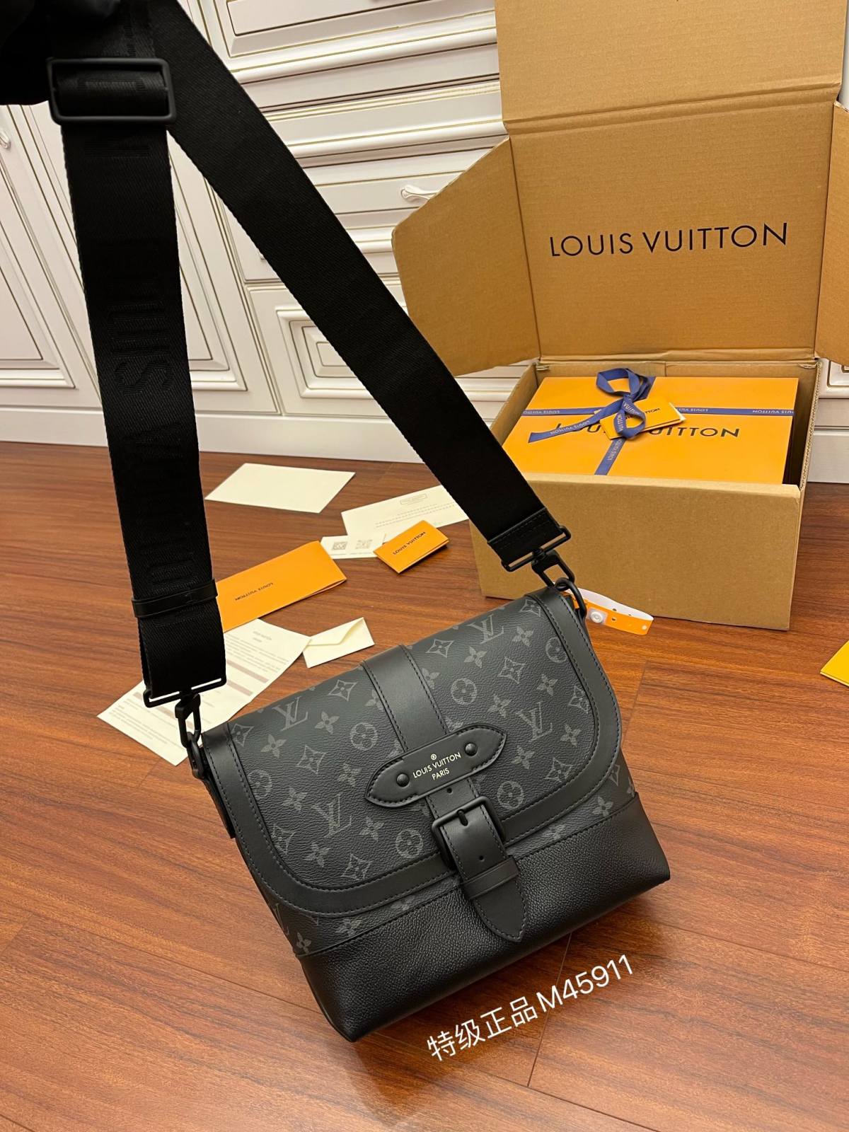 Ellebag Factory’s Replication Techniques for Louis Vuitton Black Monogram Saumur Handbag (M45911)-Интернет-магазин поддельной сумки Louis Vuitton лучшего качества, копия дизайнерской сумки ru