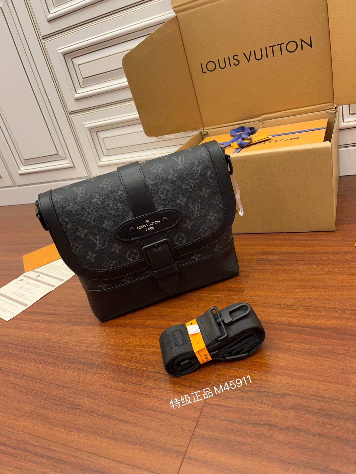 Ellebag Factory’s Replication Techniques for Louis Vuitton Black Monogram Saumur Handbag (M45911)-Best Quality Fake Louis Vuitton Bag Online Store, Replica designer bag ru