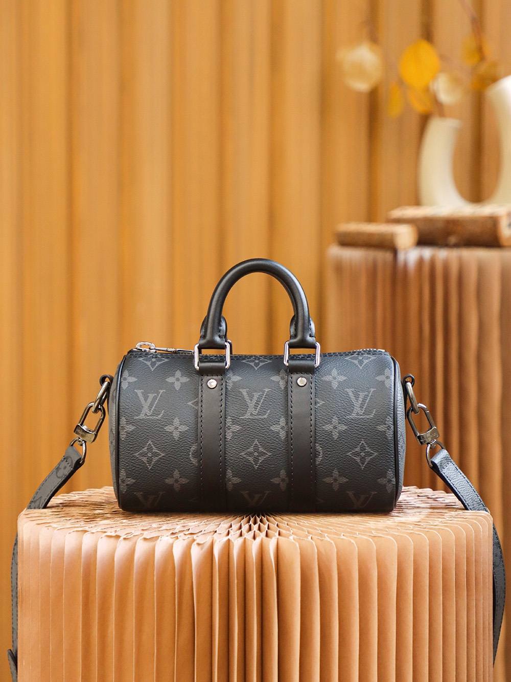 Ellebag Factory’s Replication Techniques for Louis Vuitton Keepall City XS Handbag (M45947)-Best Quality Fake Louis Vuitton Bag Online Store, Replica designer bag ru