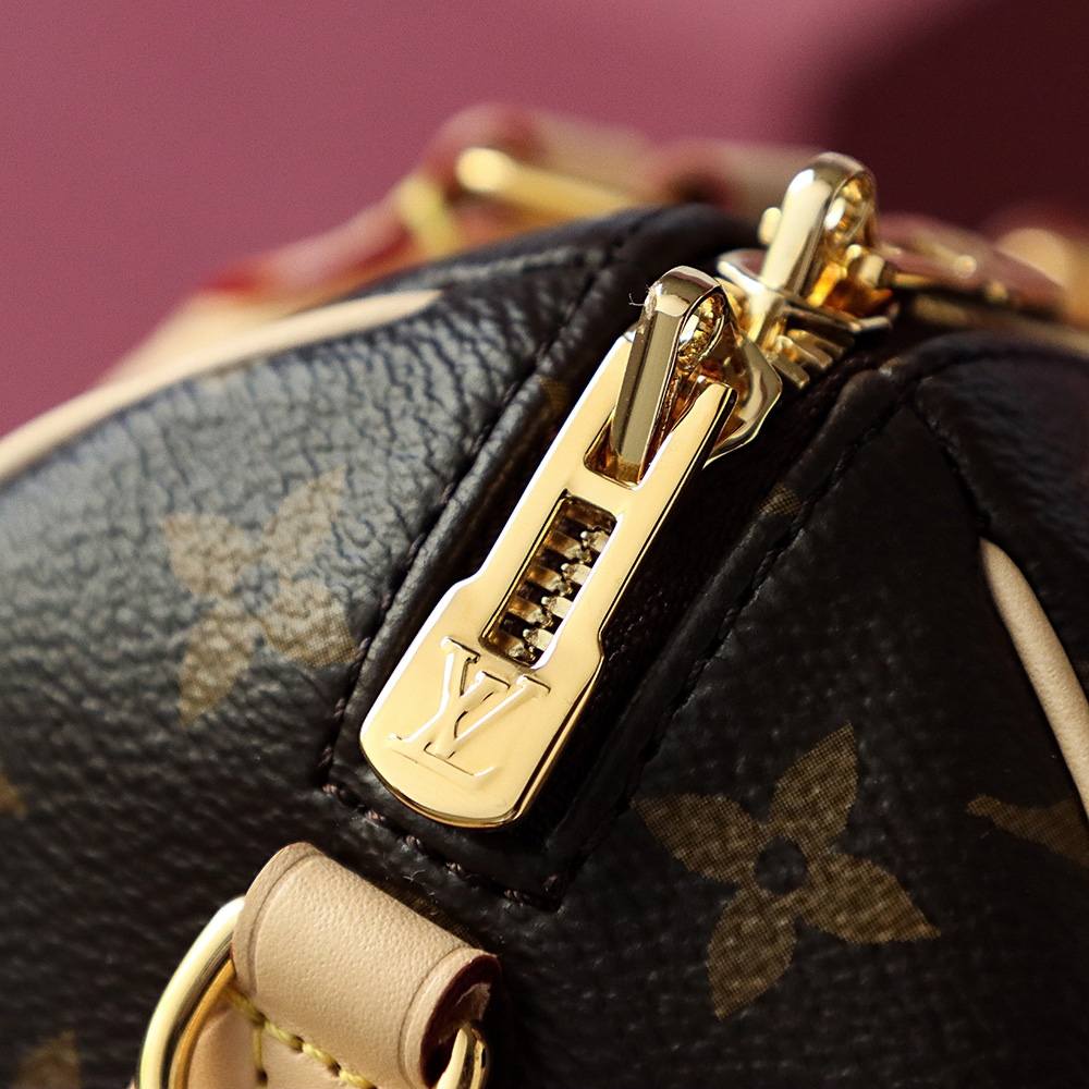 Ellebag Factory’s Replication Techniques for Louis Vuitton SPEEDY BANDOULIÈRE 20 Handbag (M45957) with Black Wide Shoulder Strap-Best Quality Fake Louis Vuitton Bag Online Store, Replica designer bag ru