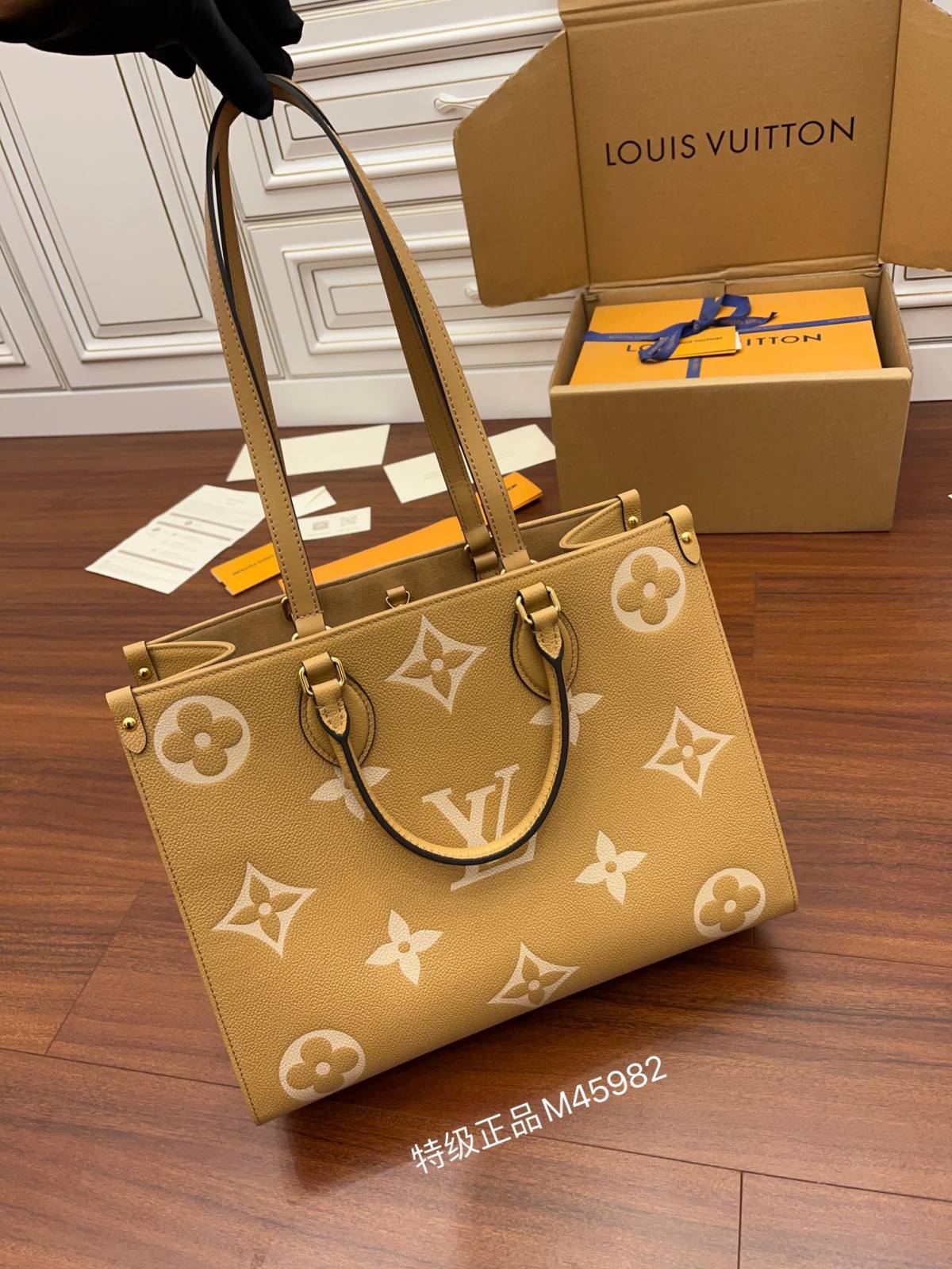 Ellebag Factory’s Replication Techniques for Louis Vuitton M45982 Onthego Handbag-Best Quality Fake Louis Vuitton Bag Online Store, Replica designer bag ru