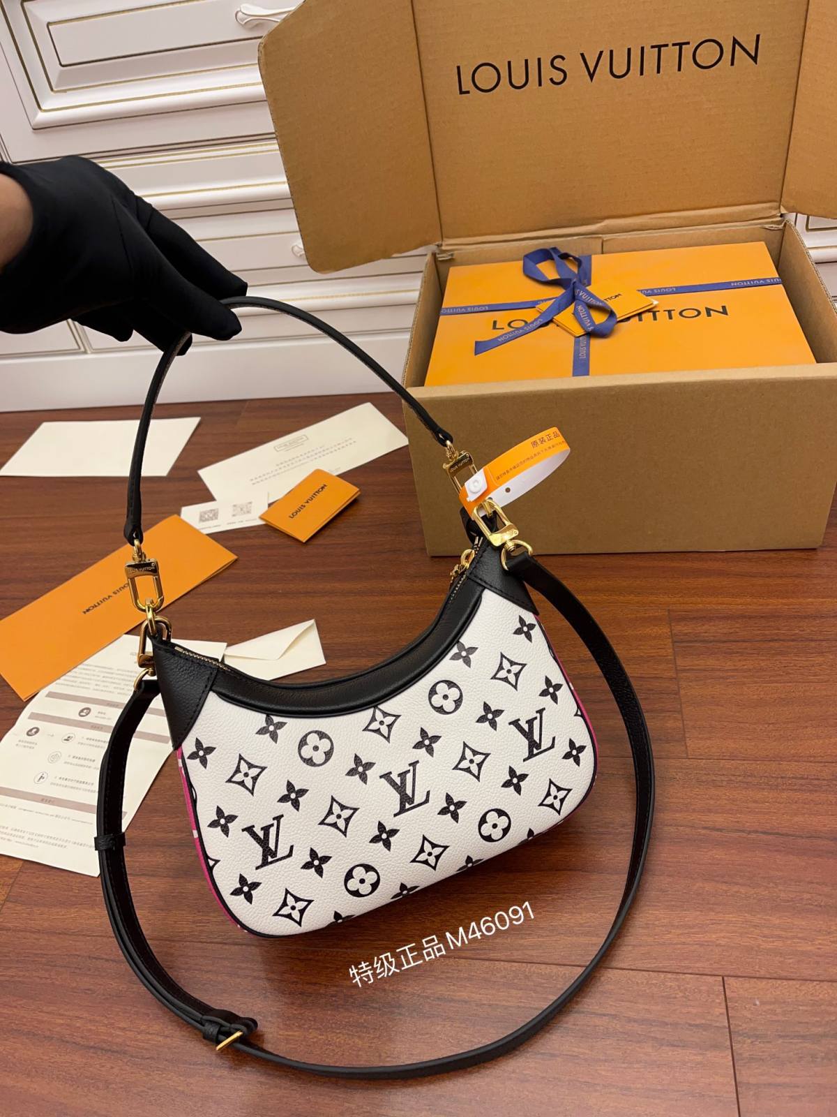 Ellebag Factory’s Replication Techniques for Louis Vuitton BAGATELLE Handbag (M46091) Black-Best Quality Fake Louis Vuitton Bag Online Store ، حقيبة مصمم طبق الأصل ru